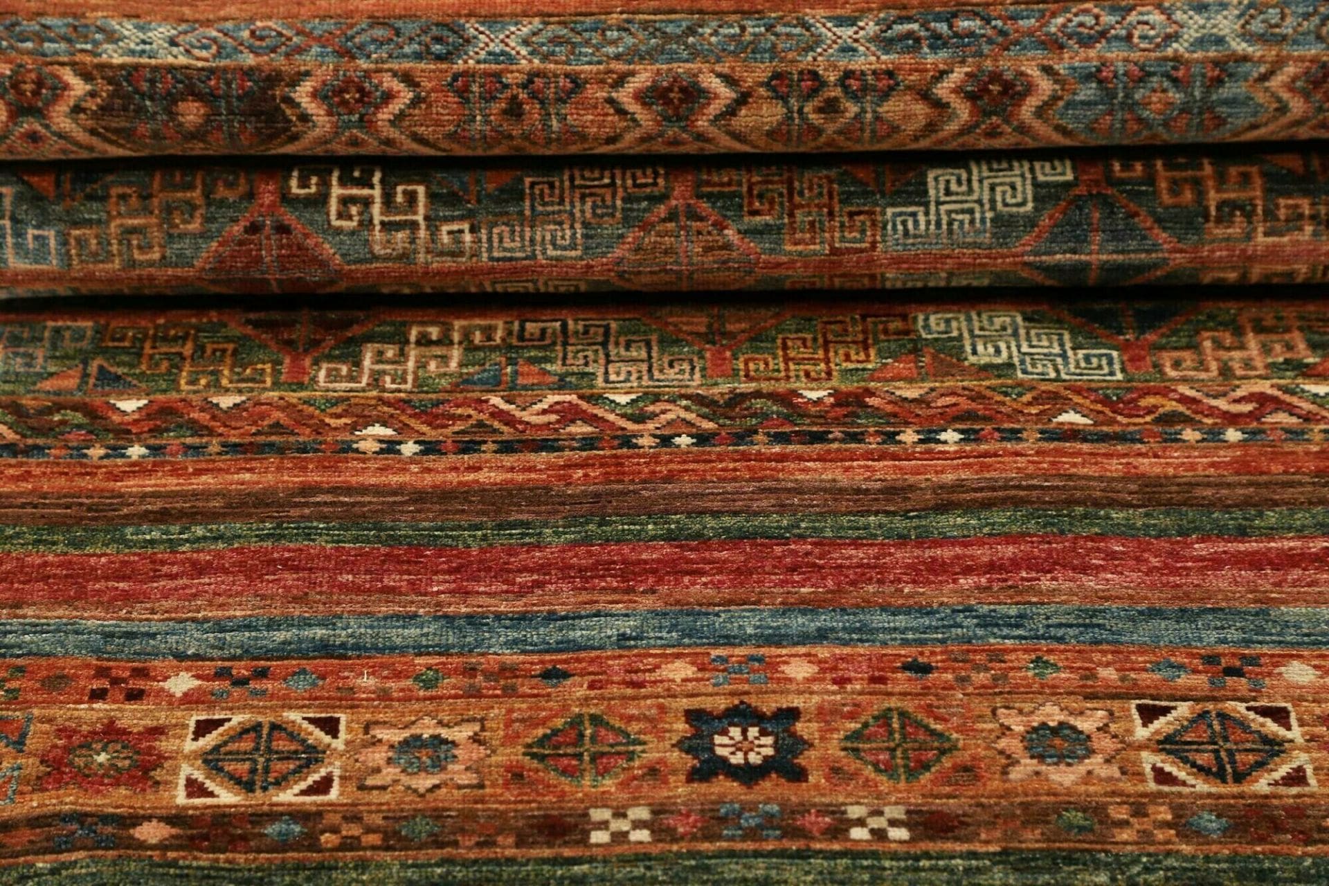 Handgeknüpfter Samarkand Orientteppich 84 × 251 cm