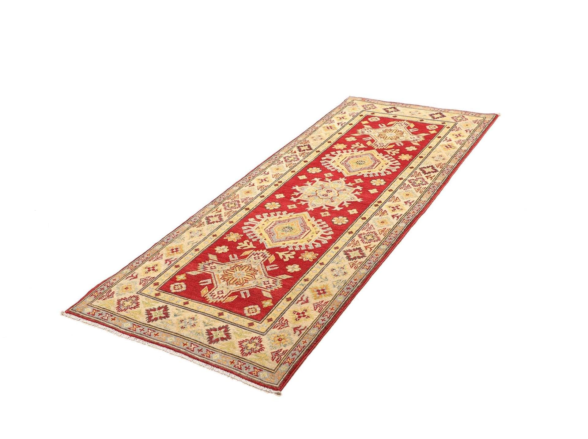 Kazak Orientteppich aus Pakistan, 85 × 203 cm