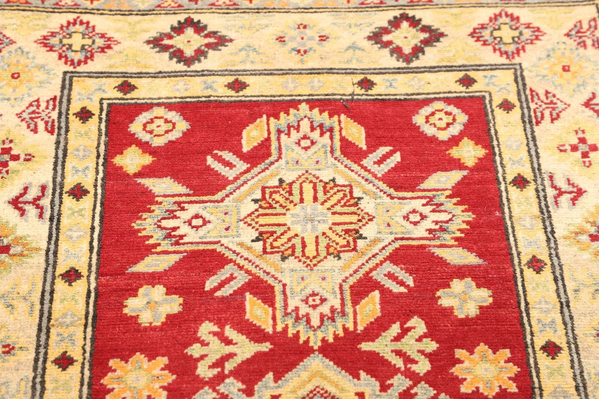 Kazak Orientteppich aus Pakistan, 85 × 203 cm