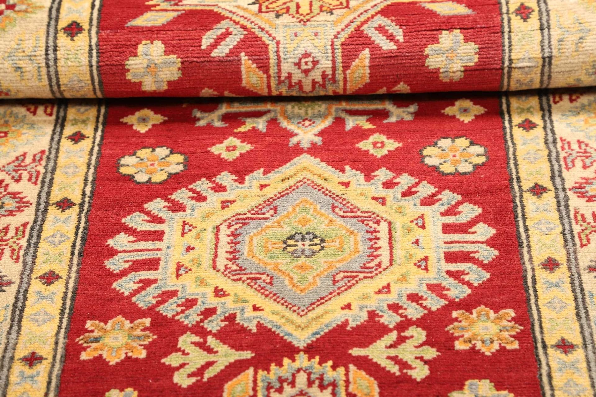 Kazak Orientteppich aus Pakistan, 85 × 203 cm