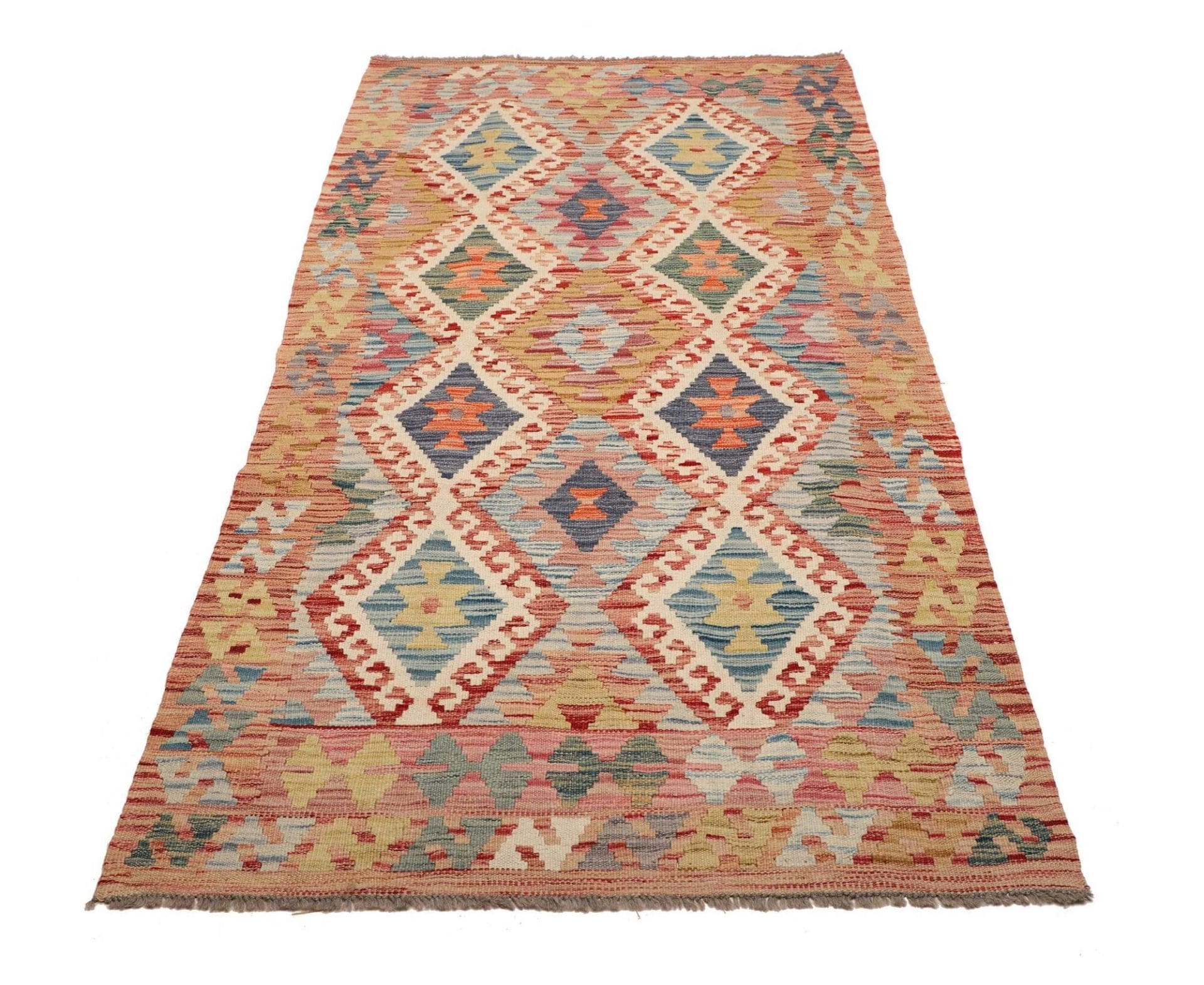 Handgewebter Kelim, 103 × 208 cm, Wolle