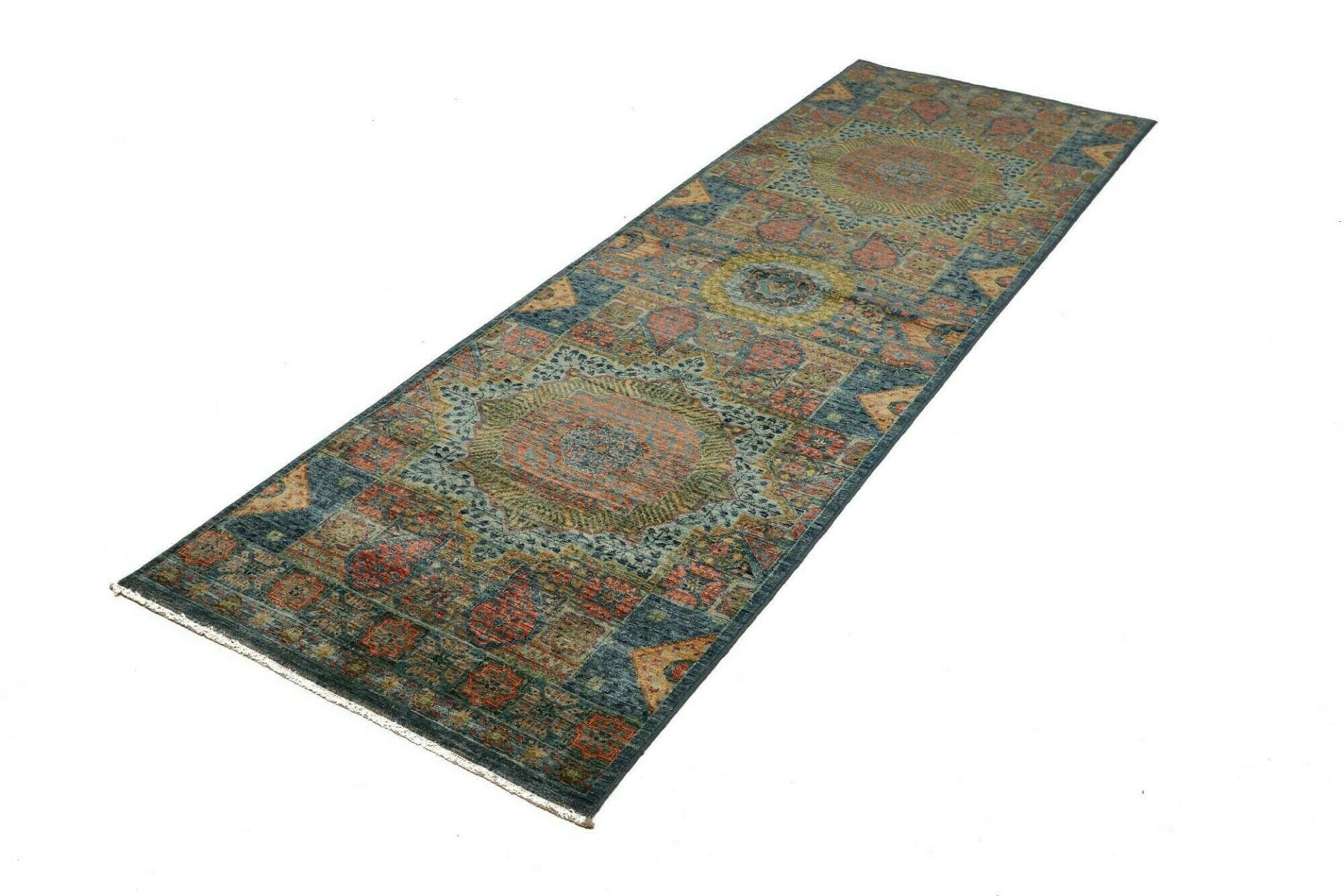 mamluk-orientteppich-85-x-255-cm-handgeknupft-hohe-qualitat-1 Mamluk Orientteppich 85 × 255 cm aus Wolle, handgeknüpft