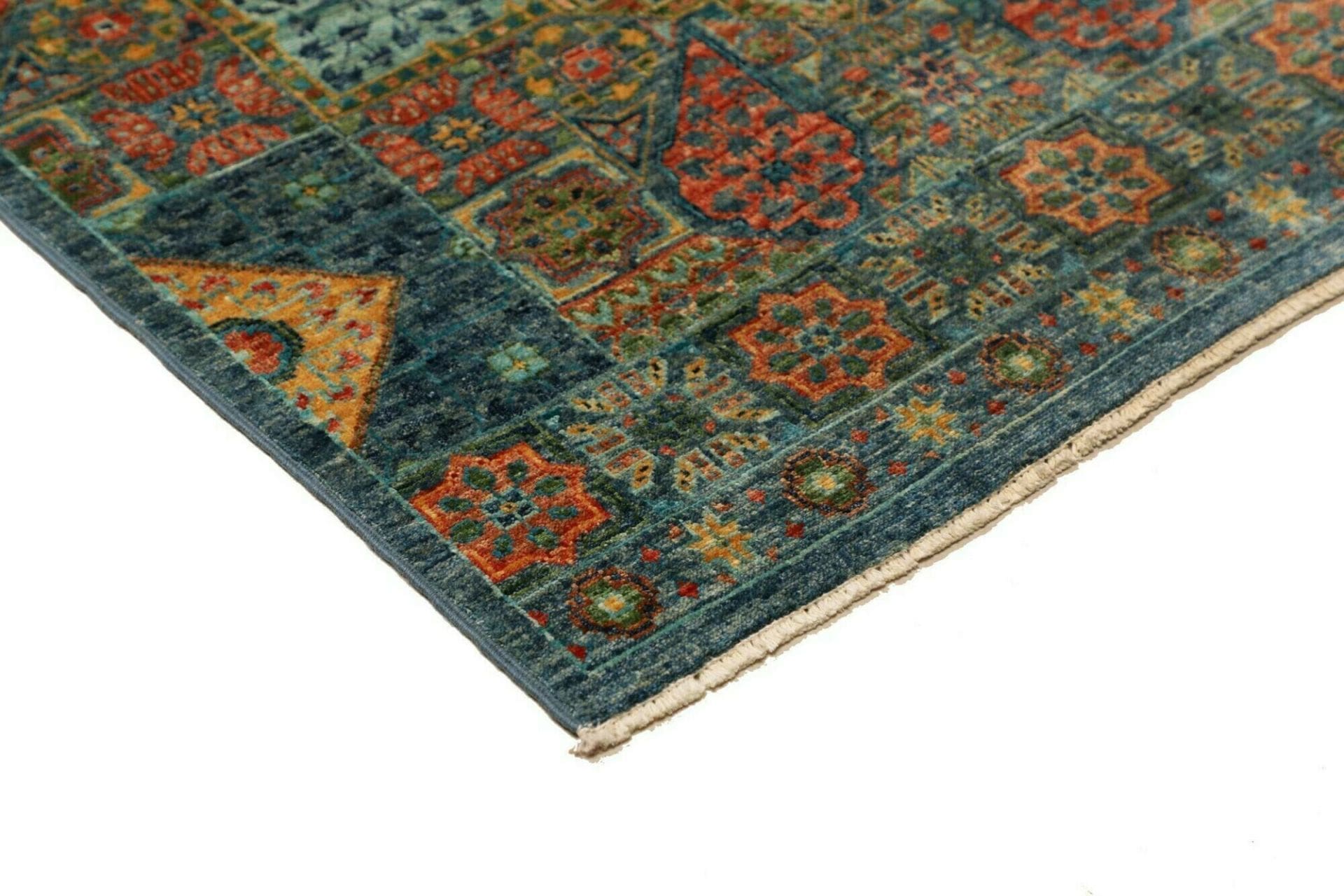 mamluk-orientteppich-85-x-255-cm-handgeknupft-hohe-qualitat-4 Mamluk Orientteppich 85 × 255 cm aus Wolle, handgeknüpft