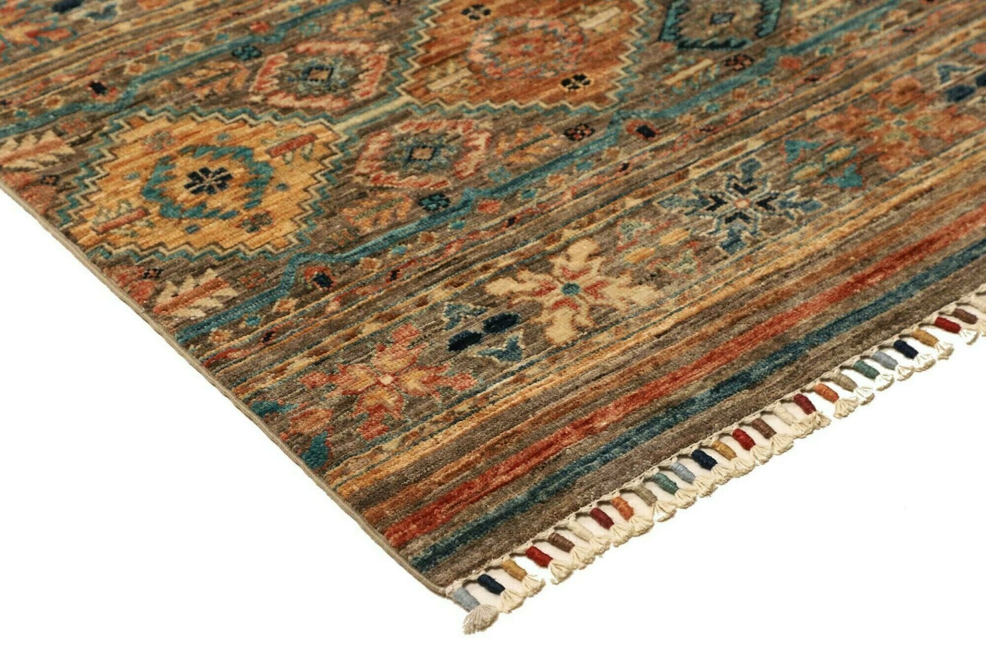 Handgeknüpfter Samarkand Orientteppich 85 × 247 cm