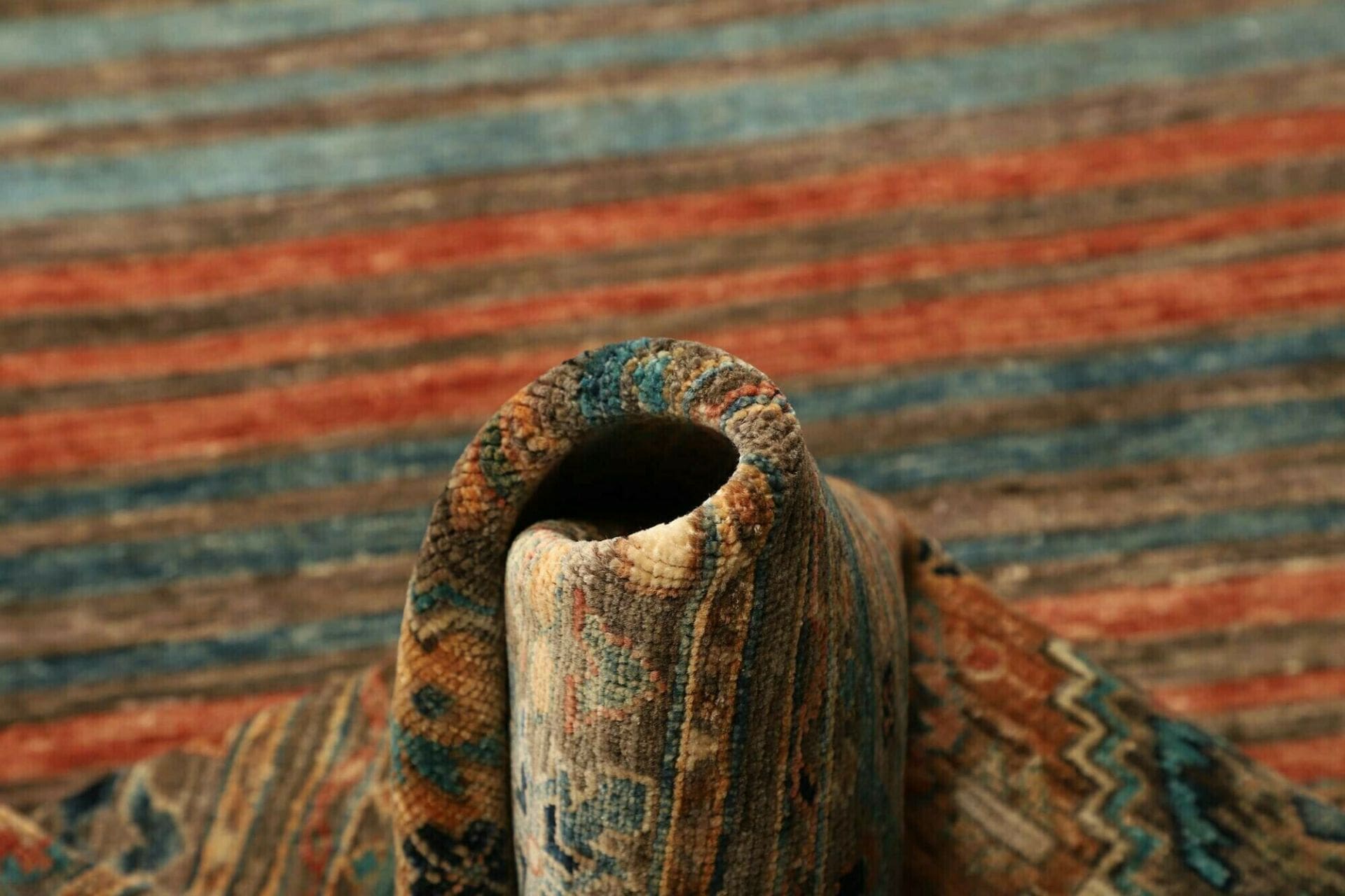 Handgeknüpfter Samarkand Orientteppich 85 × 247 cm