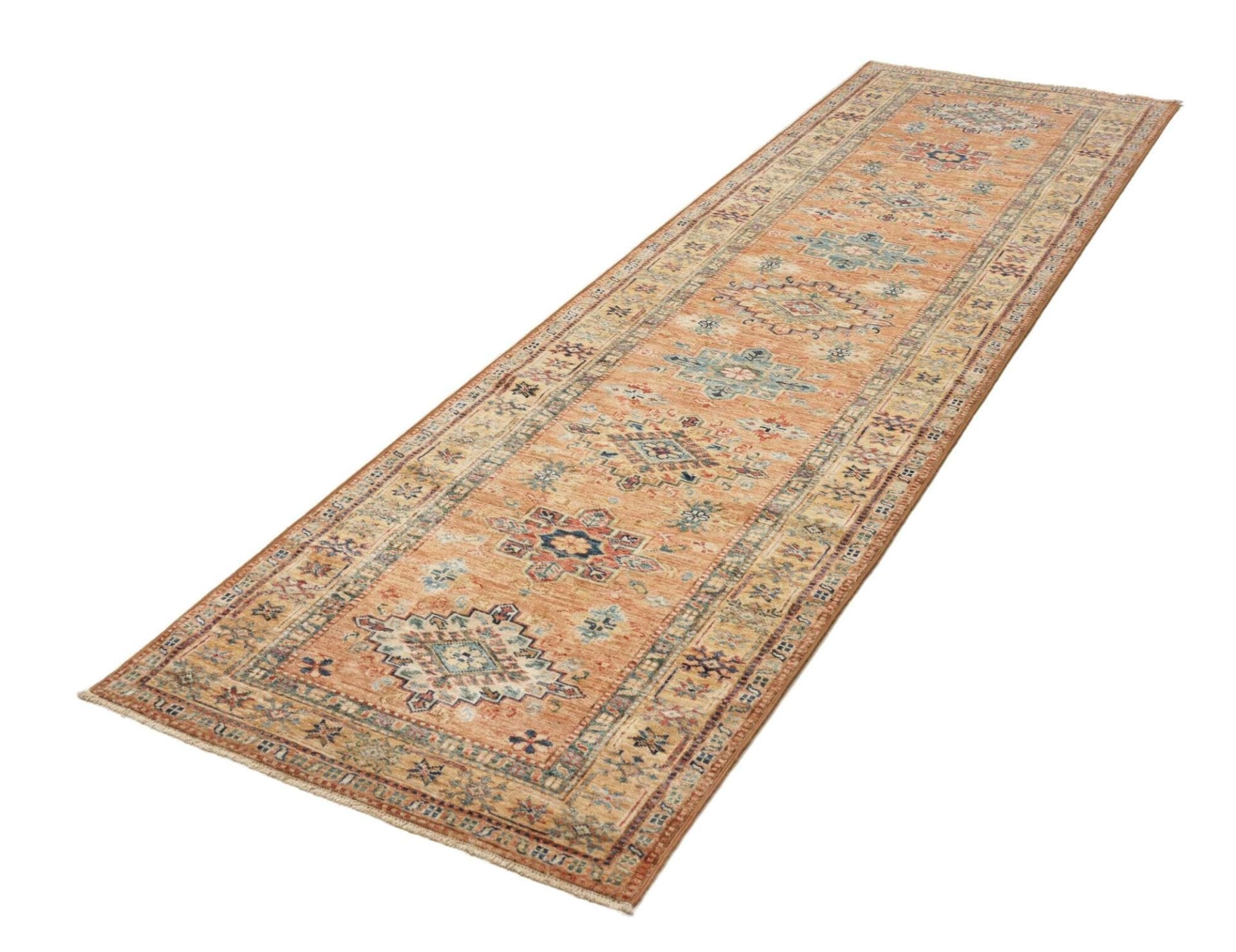Kazak Orientteppich 86 × 282 cm aus Wolle, handgeknüpft