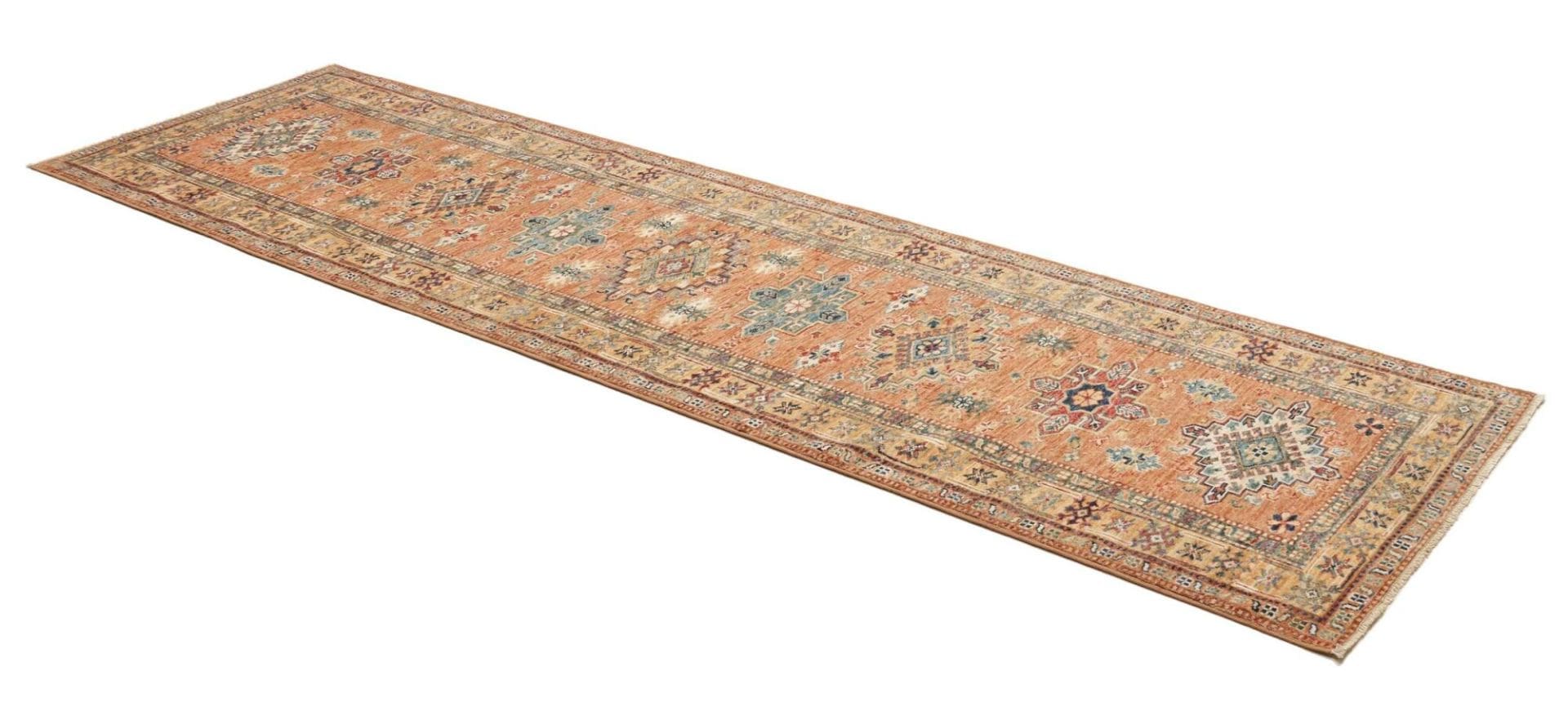 Kazak Orientteppich 86 × 282 cm aus Wolle, handgeknüpft