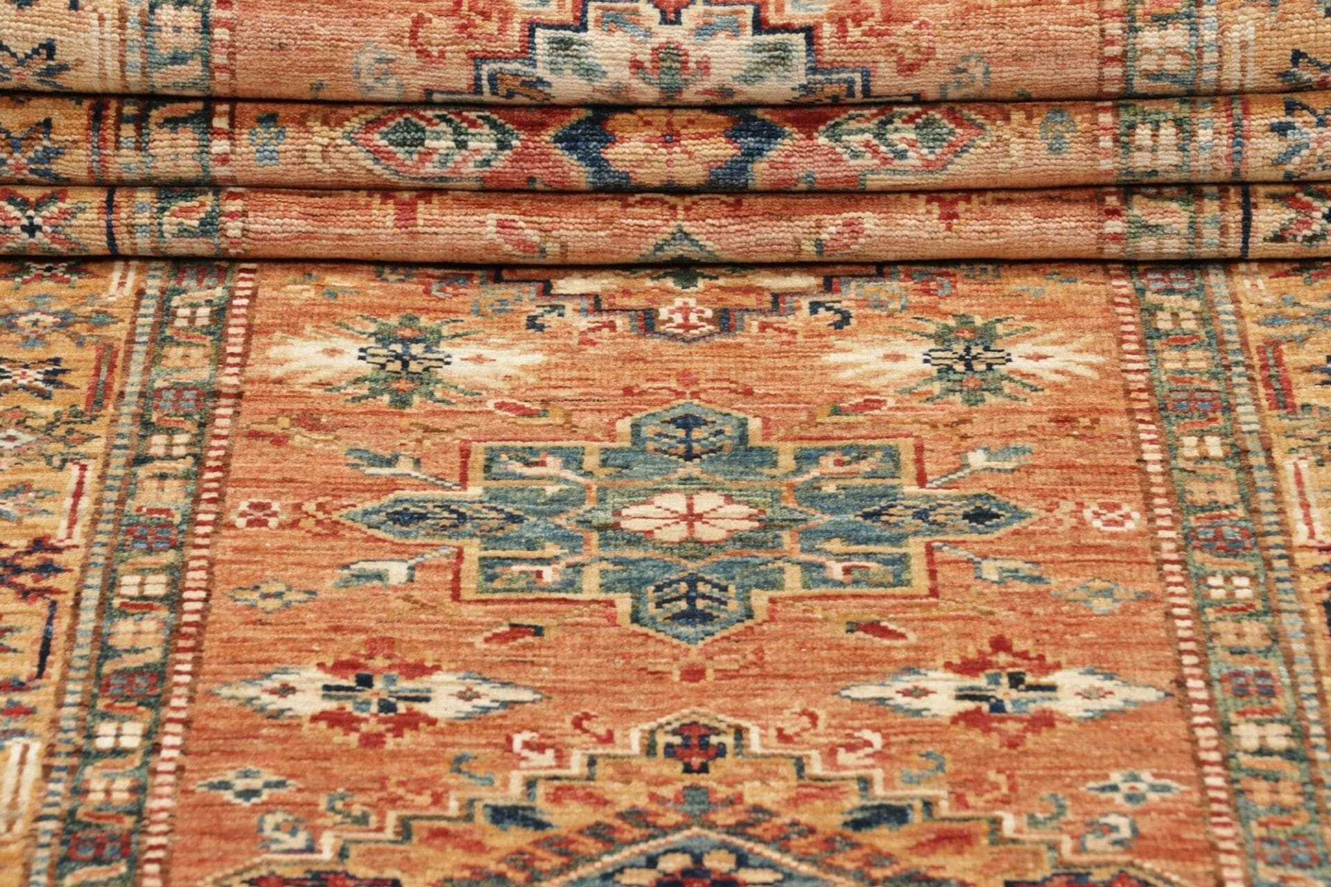 Kazak Orientteppich 86 × 282 cm aus Wolle, handgeknüpft
