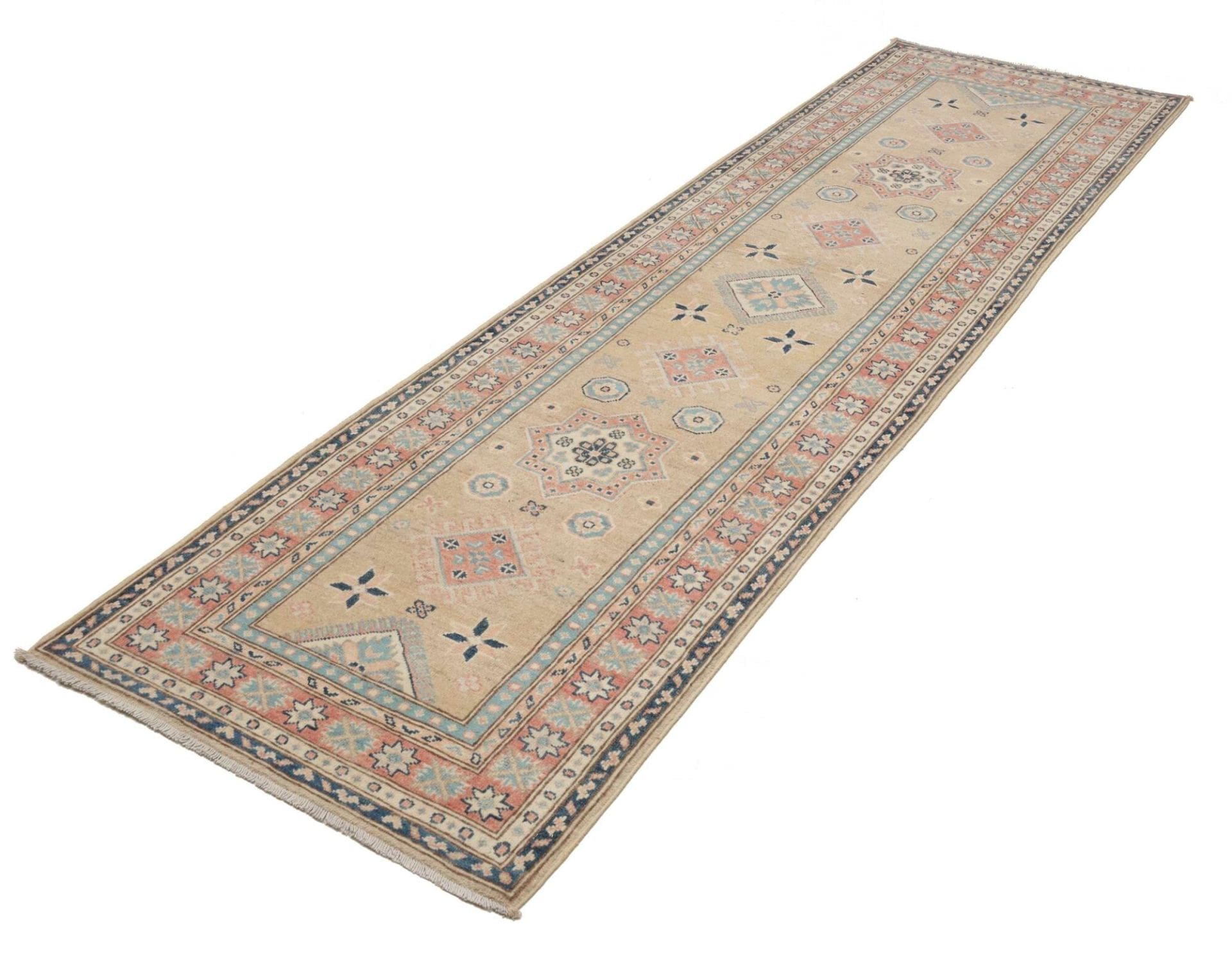 Handgeknüpfter Kazak Orientteppich 88 × 294 cm