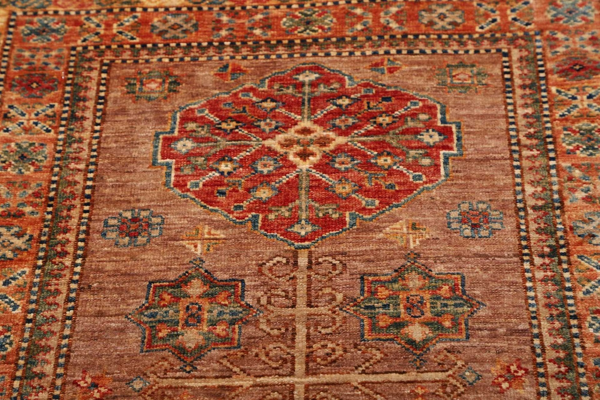 Kazak Orientteppich 85 × 300 cm aus Wolle, handgeknüpft
