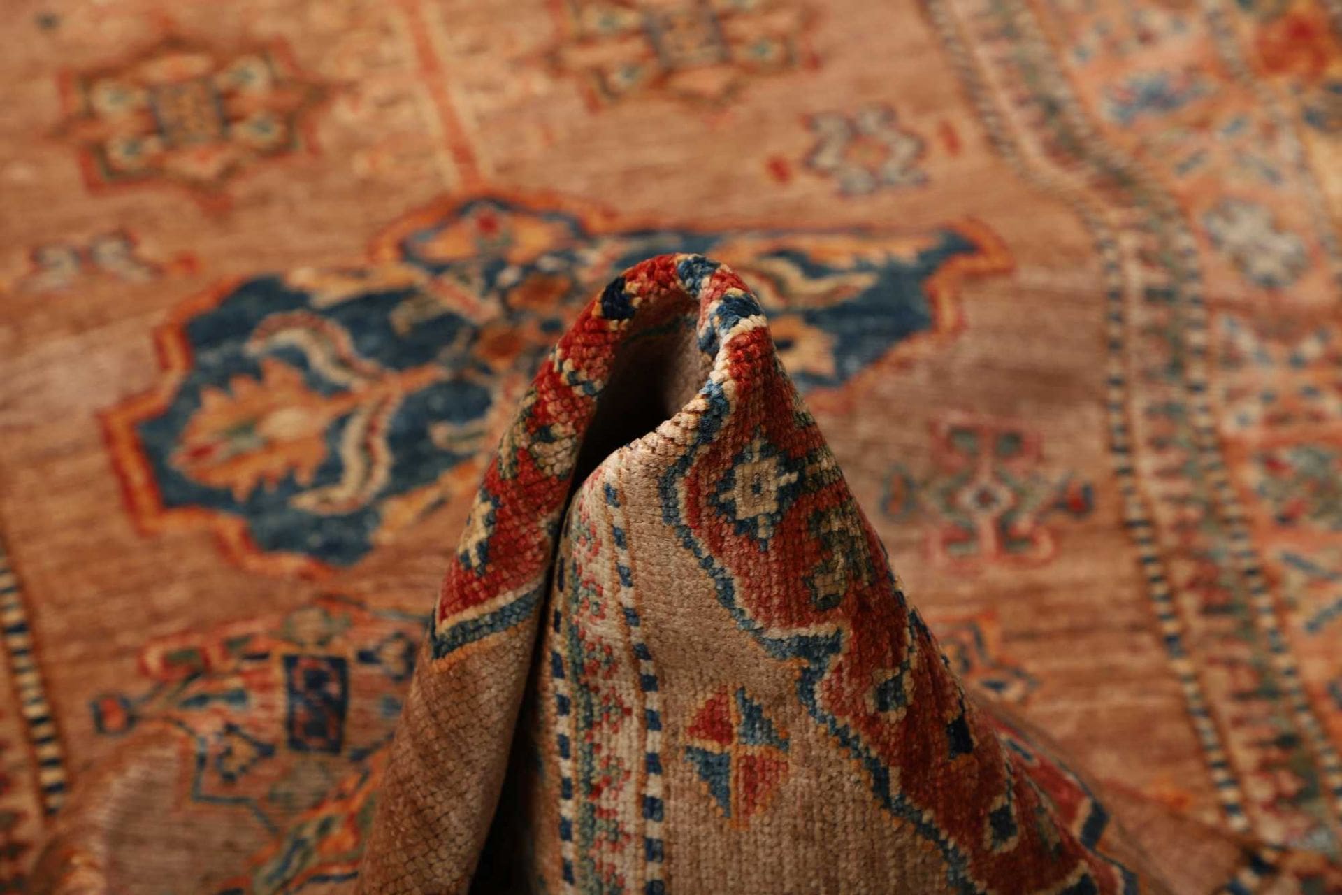 Kazak Orientteppich 85 × 300 cm aus Wolle, handgeknüpft