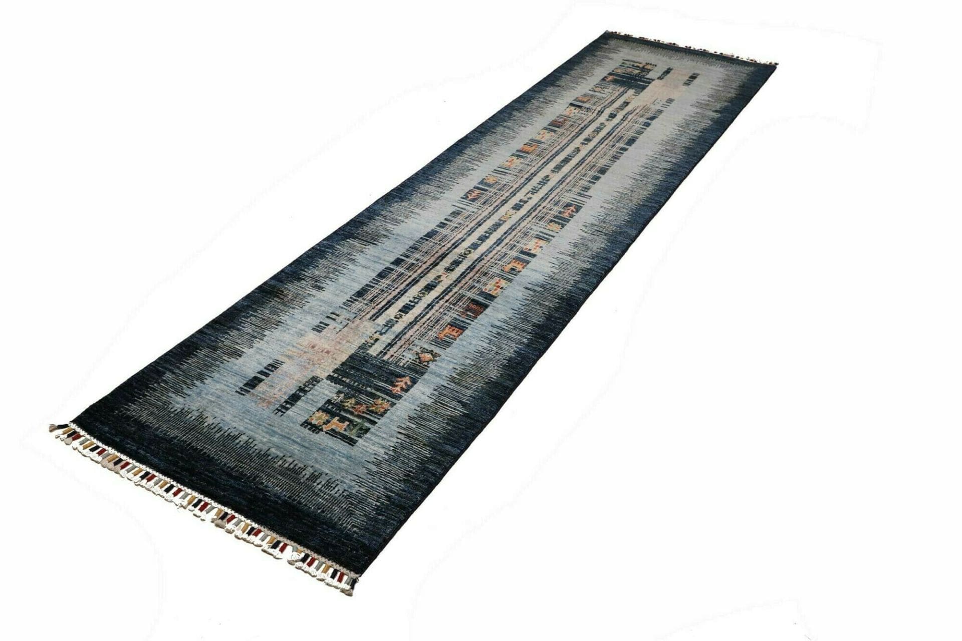 Gabbeh Orientteppich aus Pakistan, 78 × 296 cm