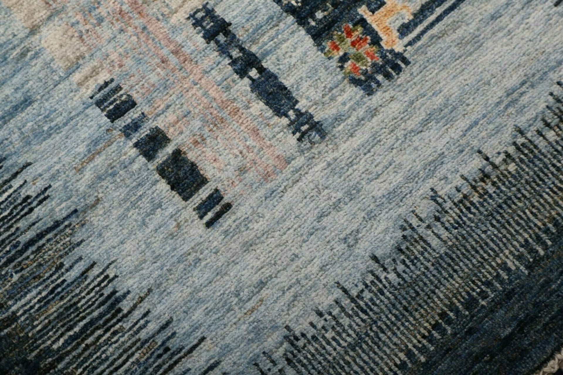 Gabbeh Orientteppich aus Pakistan, 78 × 296 cm