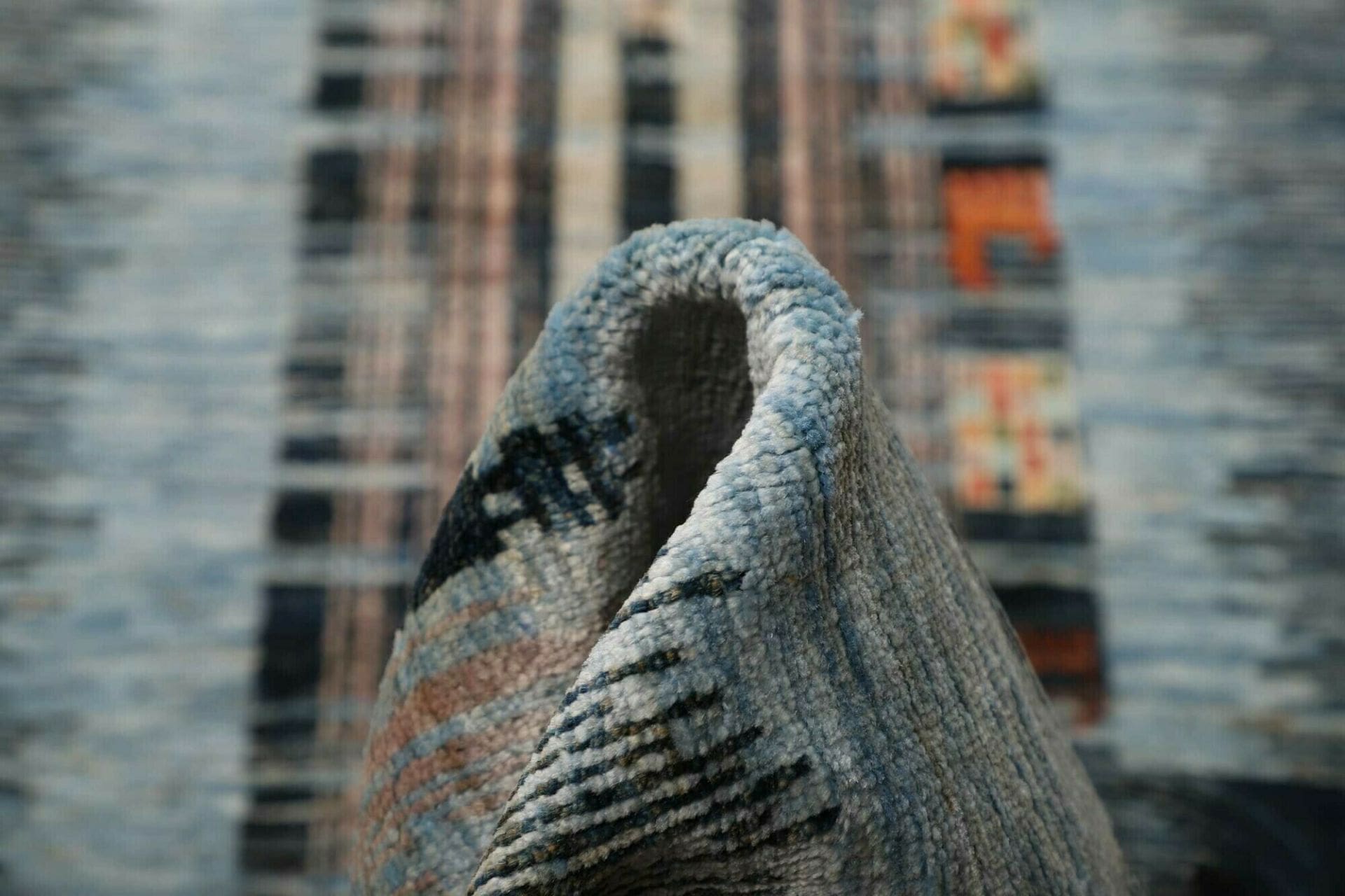 Gabbeh Orientteppich aus Pakistan, 78 × 296 cm