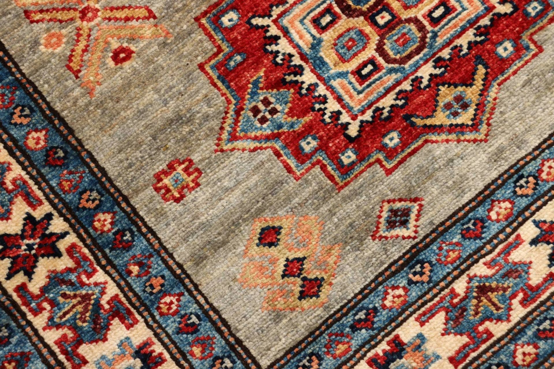 Kazak Orientteppich 83 × 235 cm aus Wolle, handgeknüpft