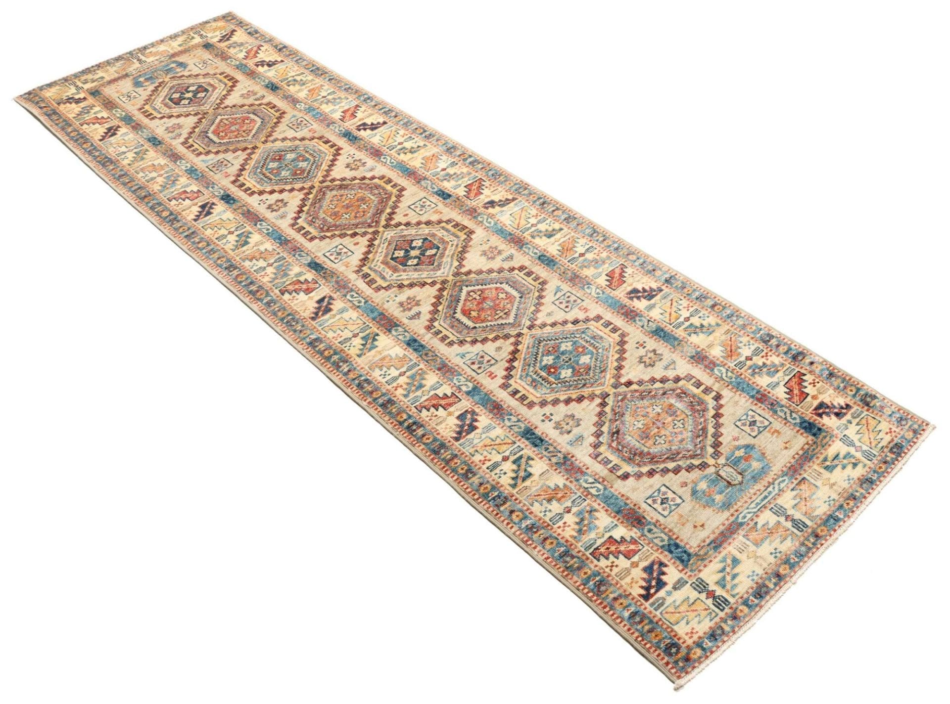 Handgeknüpfter Kazak Orientteppich 78 × 252 cm