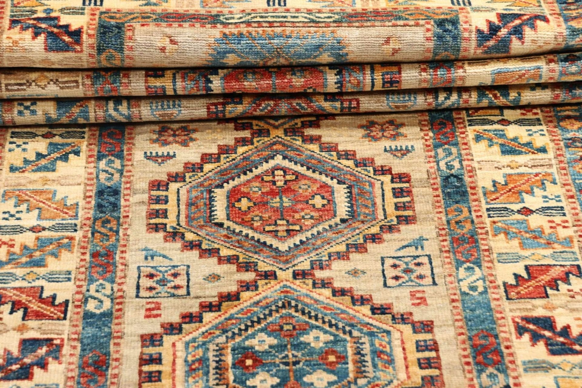 Handgeknüpfter Kazak Orientteppich 78 × 252 cm