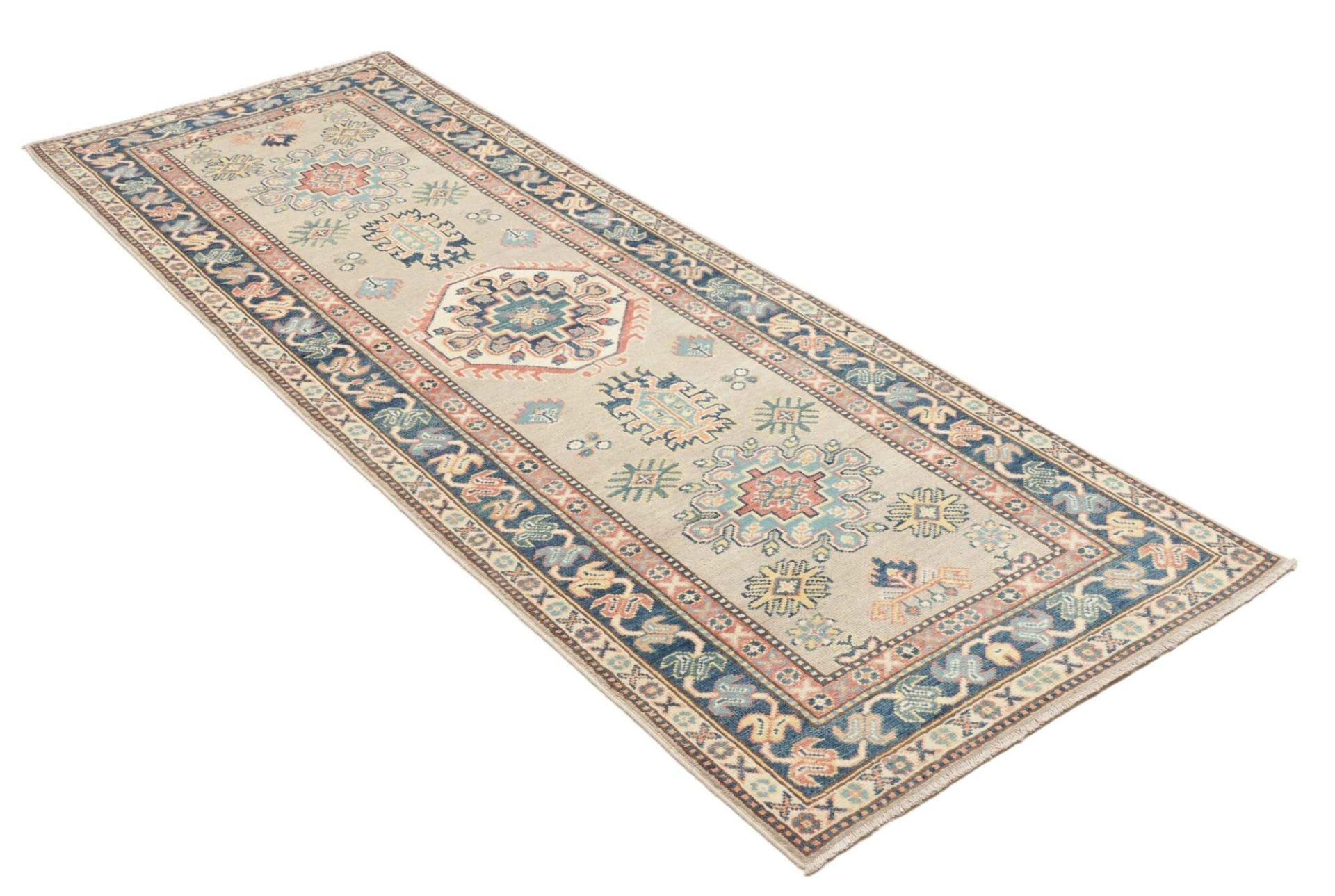 Kazak Orientteppich aus Pakistan, 87 × 240 cm
