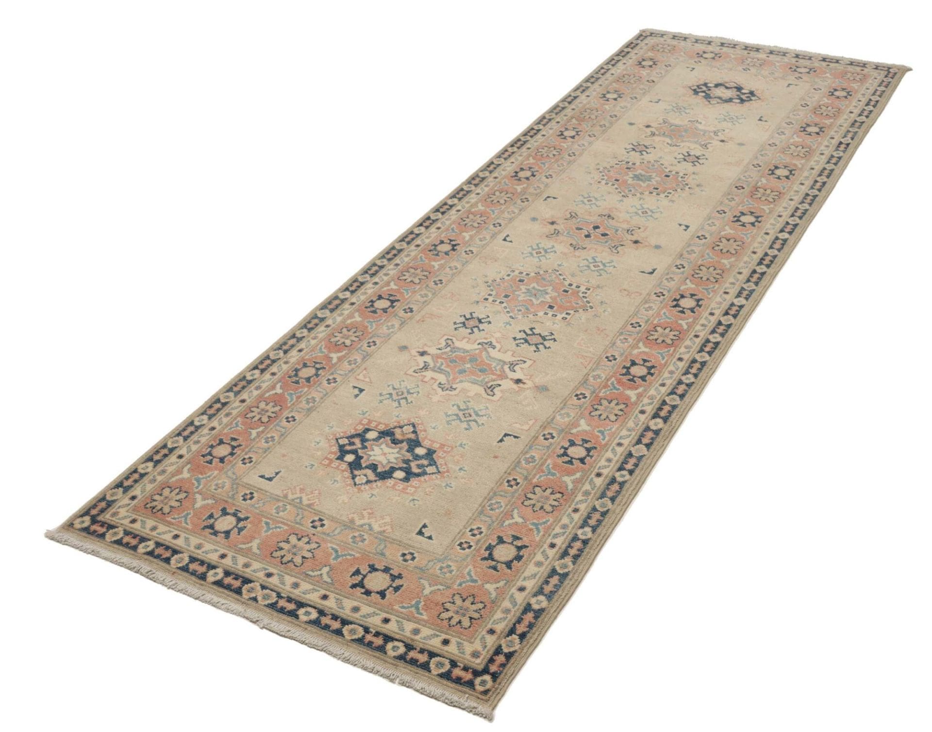 Handgeknüpfter Kazak Orientteppich 87 × 245 cm