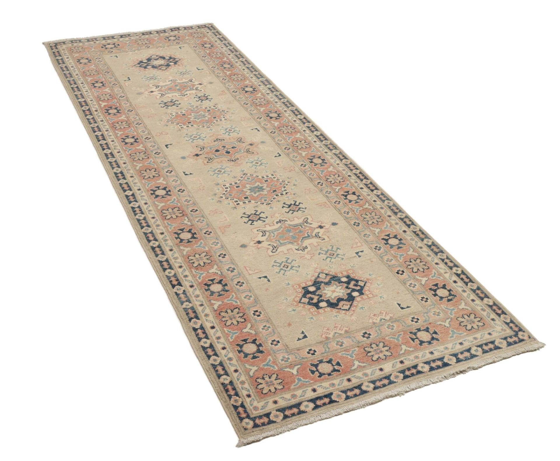 Handgeknüpfter Kazak Orientteppich 87 × 245 cm