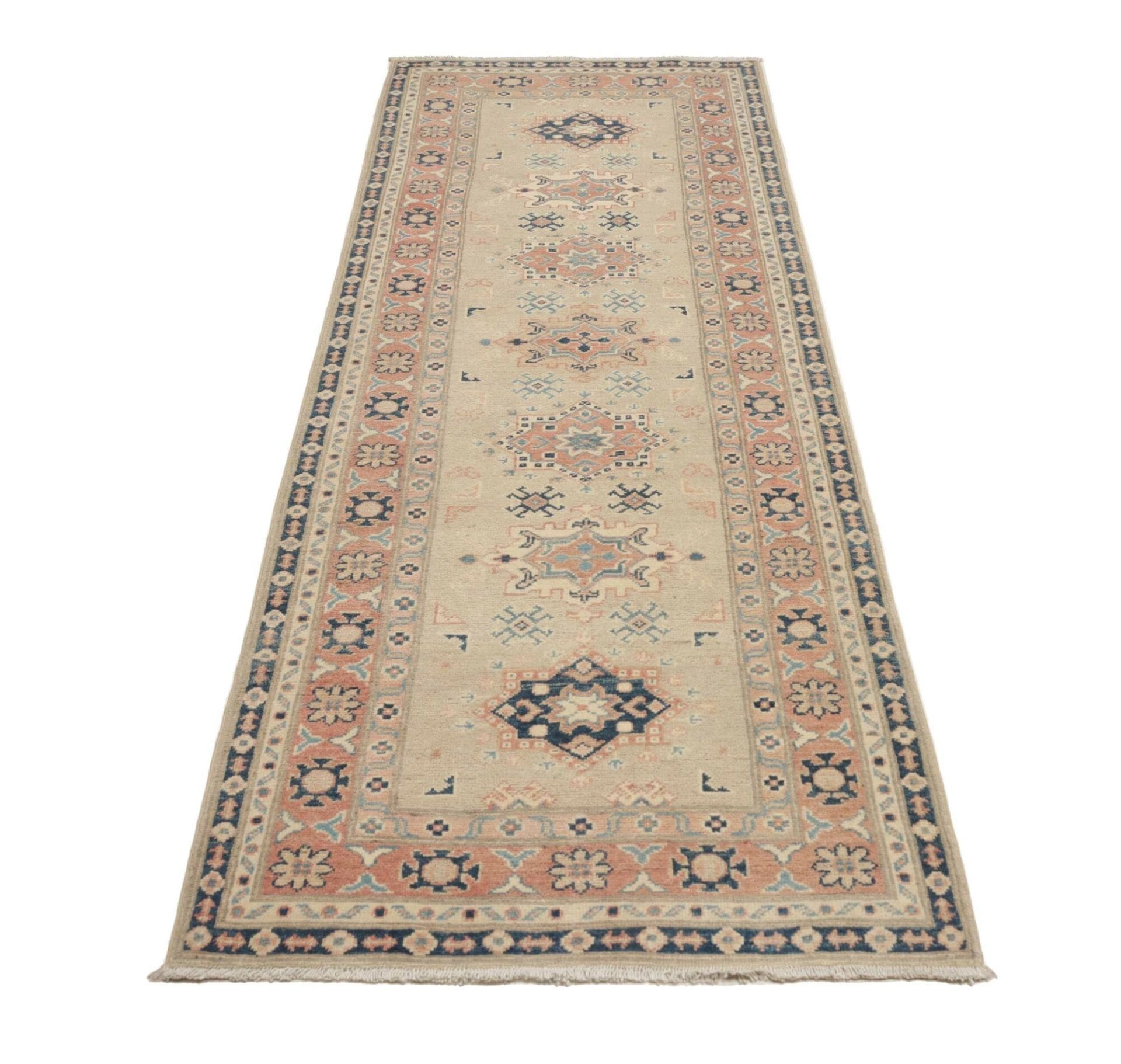 Handgeknüpfter Kazak Orientteppich 87 × 245 cm