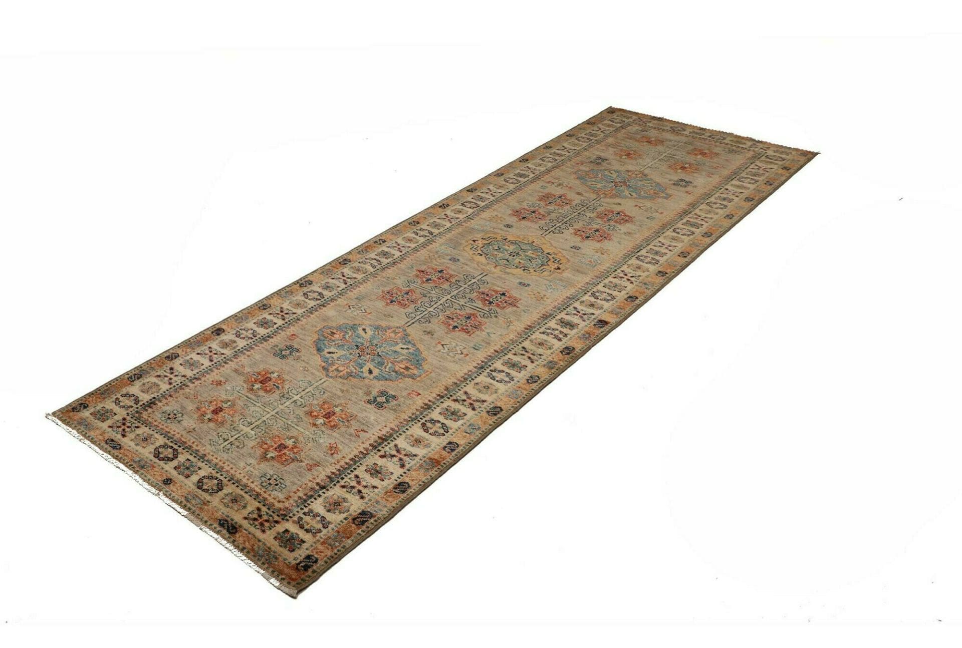 Handgeknüpfter Kazak Orientteppich, 85 × 244 cm, Wolle