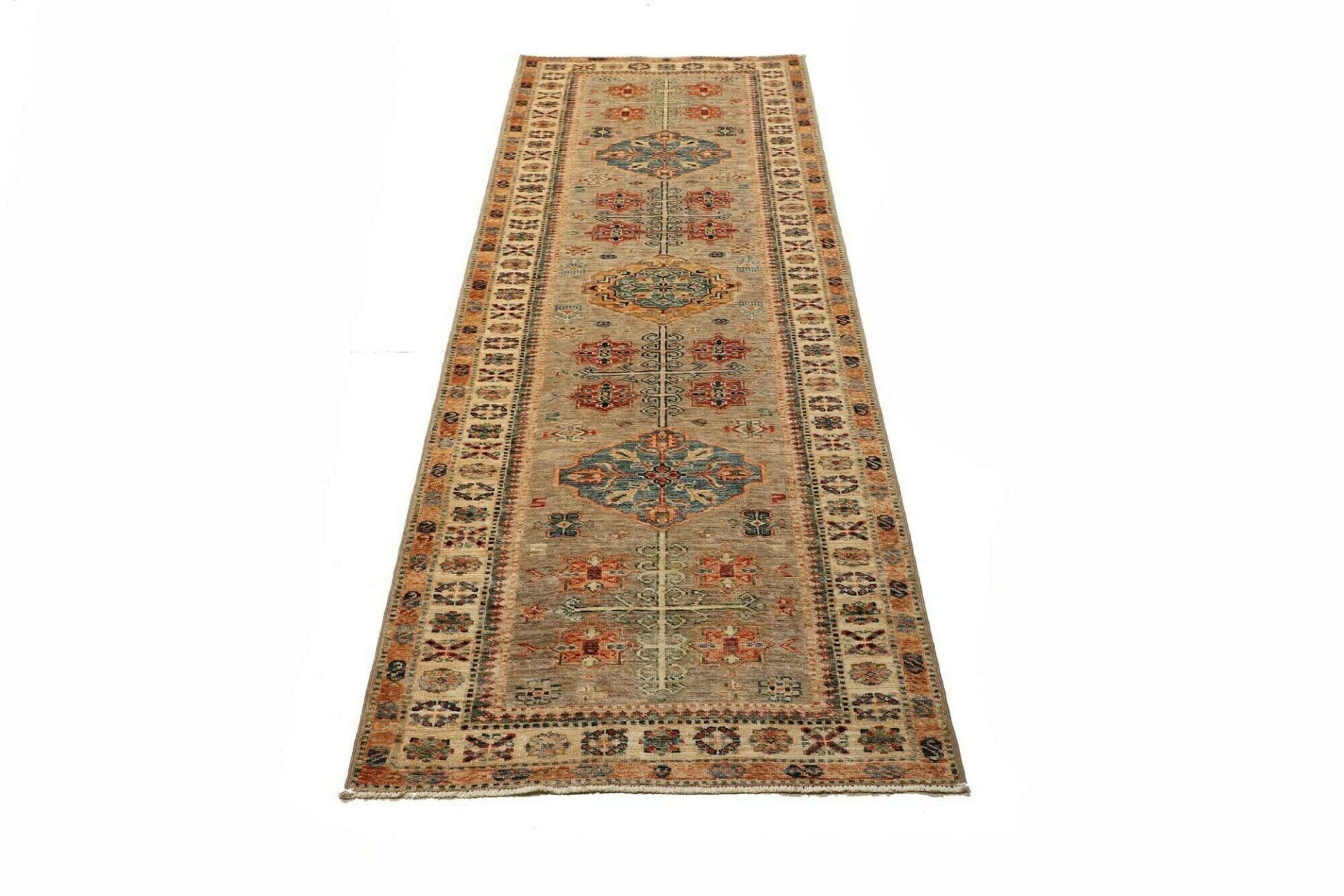 Handgeknüpfter Kazak Orientteppich, 85 × 244 cm, Wolle