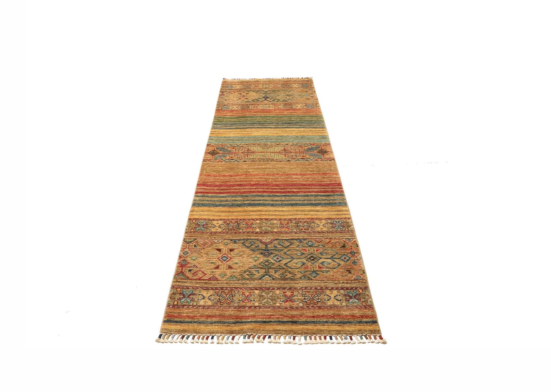 Handgeknüpfter Samarkand Orientteppich 82 × 251 cm