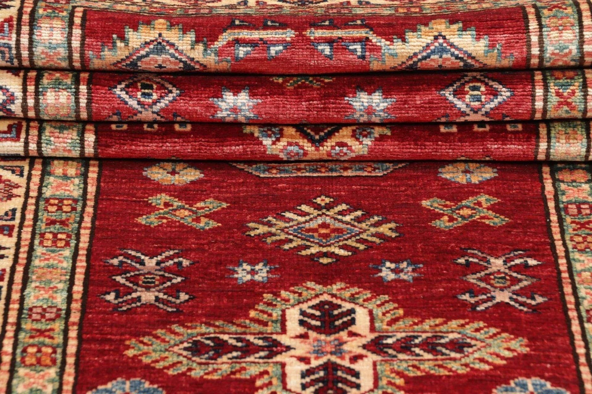 Handgeknüpfter Kazak Orientteppich 78 × 246 cm
