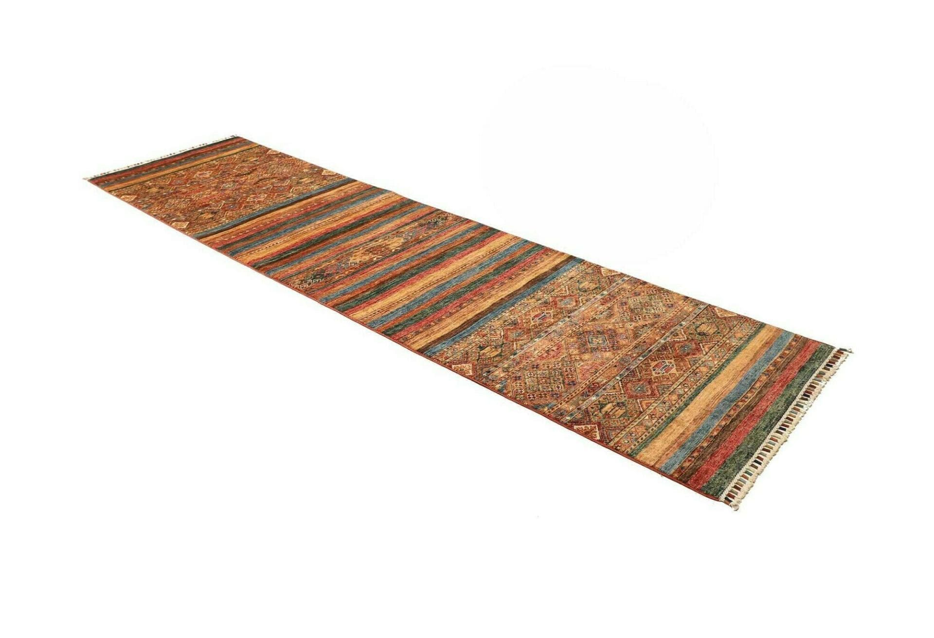 Handgeknüpfter Samarkand Orientteppich 82 × 293 cm