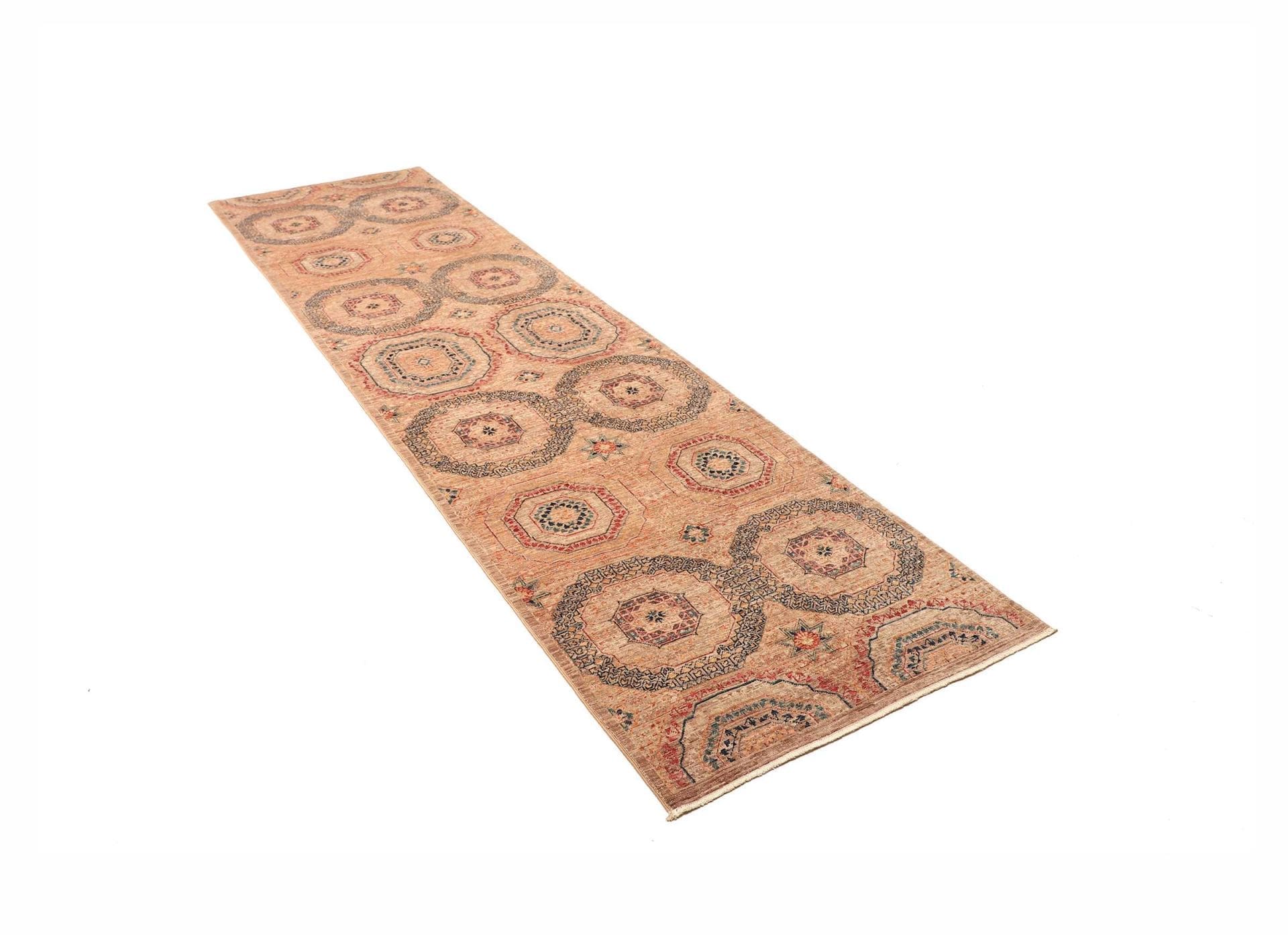 Handgeknüpfter Mamluk Orientteppich 84 × 296 cm