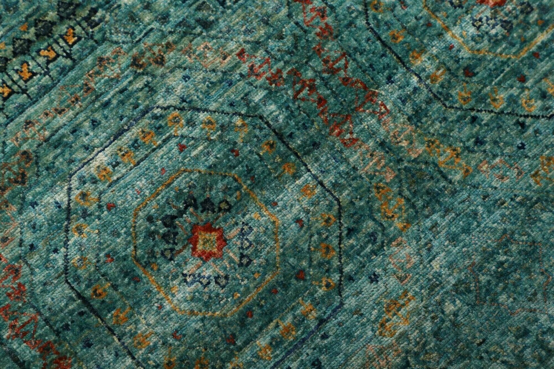 mamluk-teppich-80-x-217-cm-handgeknupft-aus-schurwolle-orientteppich-5 Handgeknüpfter Mamluk Orientteppich, 80 × 217 cm, Wolle