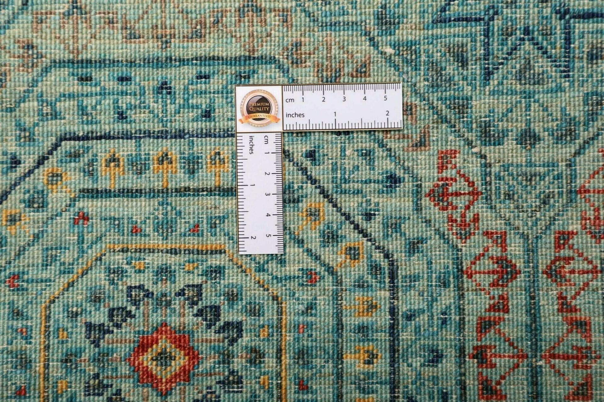 mamluk-teppich-80-x-217-cm-handgeknupft-aus-schurwolle-orientteppich-9 Handgeknüpfter Mamluk Orientteppich, 80 × 217 cm, Wolle