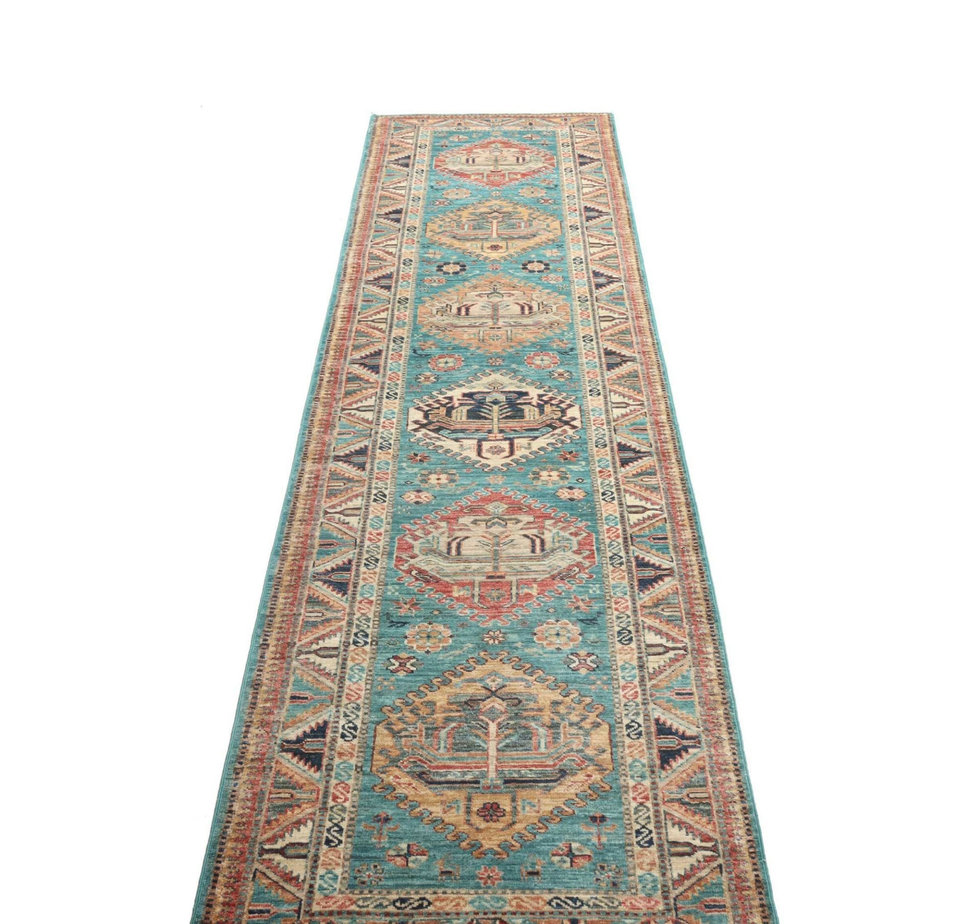 Handgeknüpfter Kazak Orientteppich 82 × 296 cm