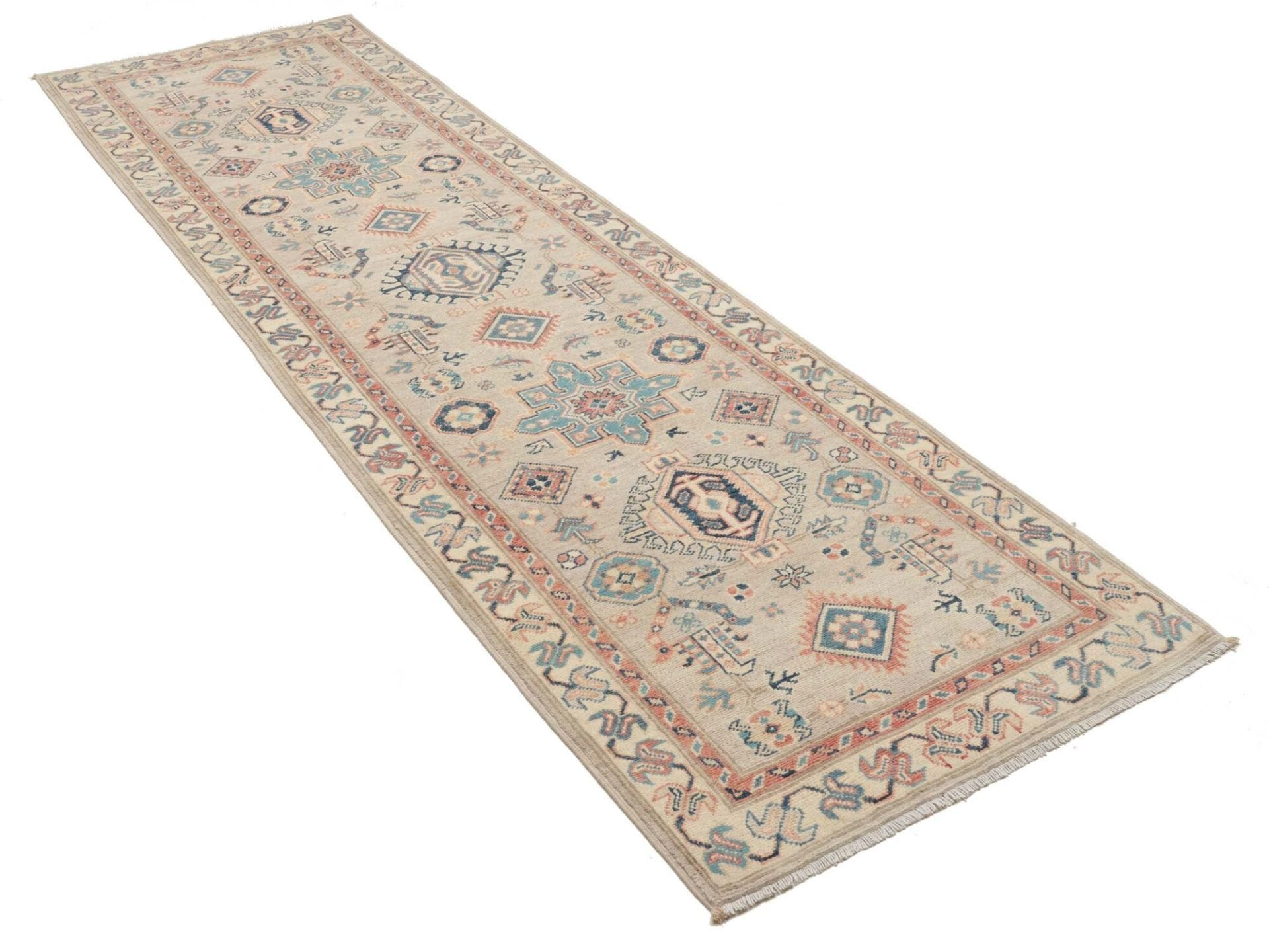 Kazak Orientteppich aus Pakistan, 86 × 292 cm