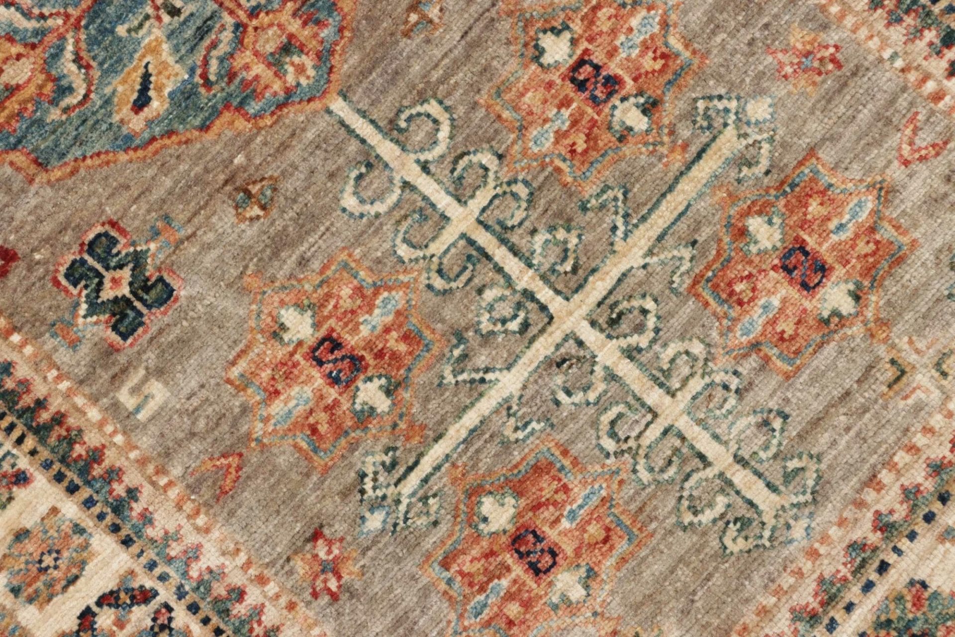 Handgeknüpfter Kazak Orientteppich, 80 × 256 cm, Wolle