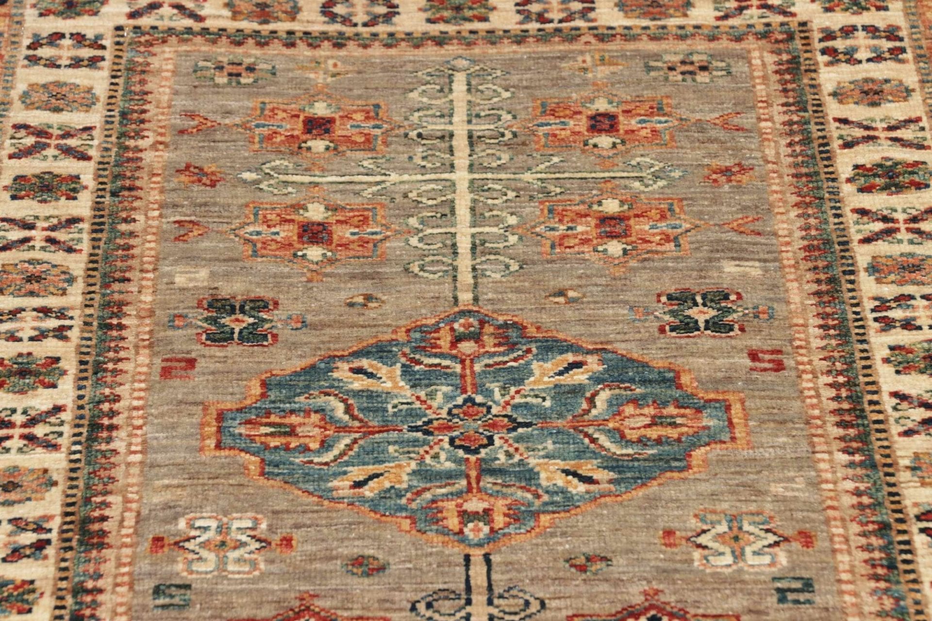 Handgeknüpfter Kazak Orientteppich, 80 × 256 cm, Wolle