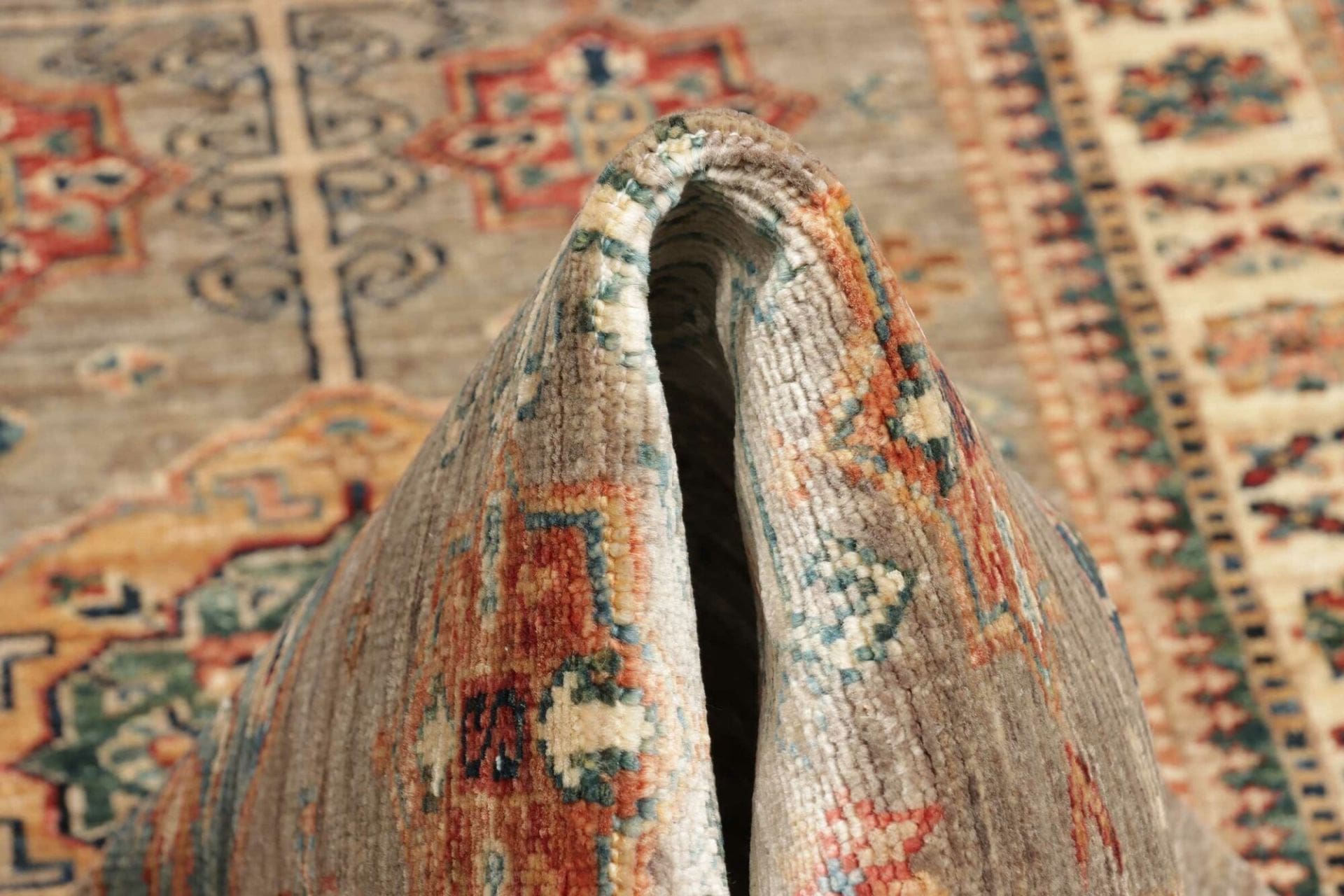 Handgeknüpfter Kazak Orientteppich, 80 × 256 cm, Wolle