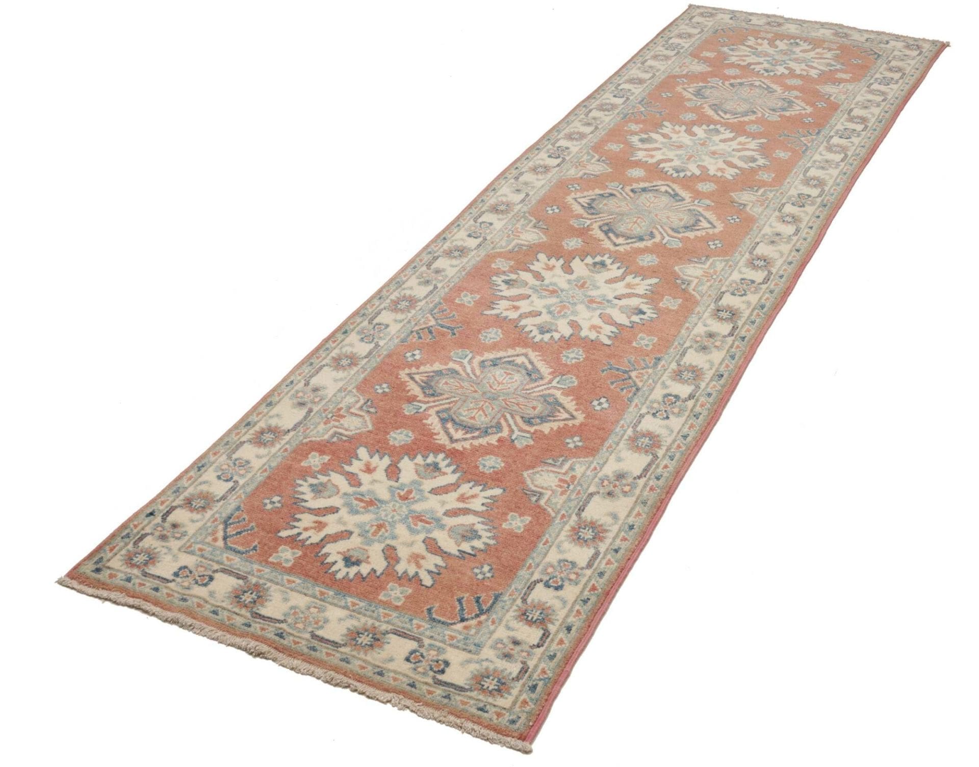 Kazak Orientteppich aus Pakistan, 87 × 293 cm
