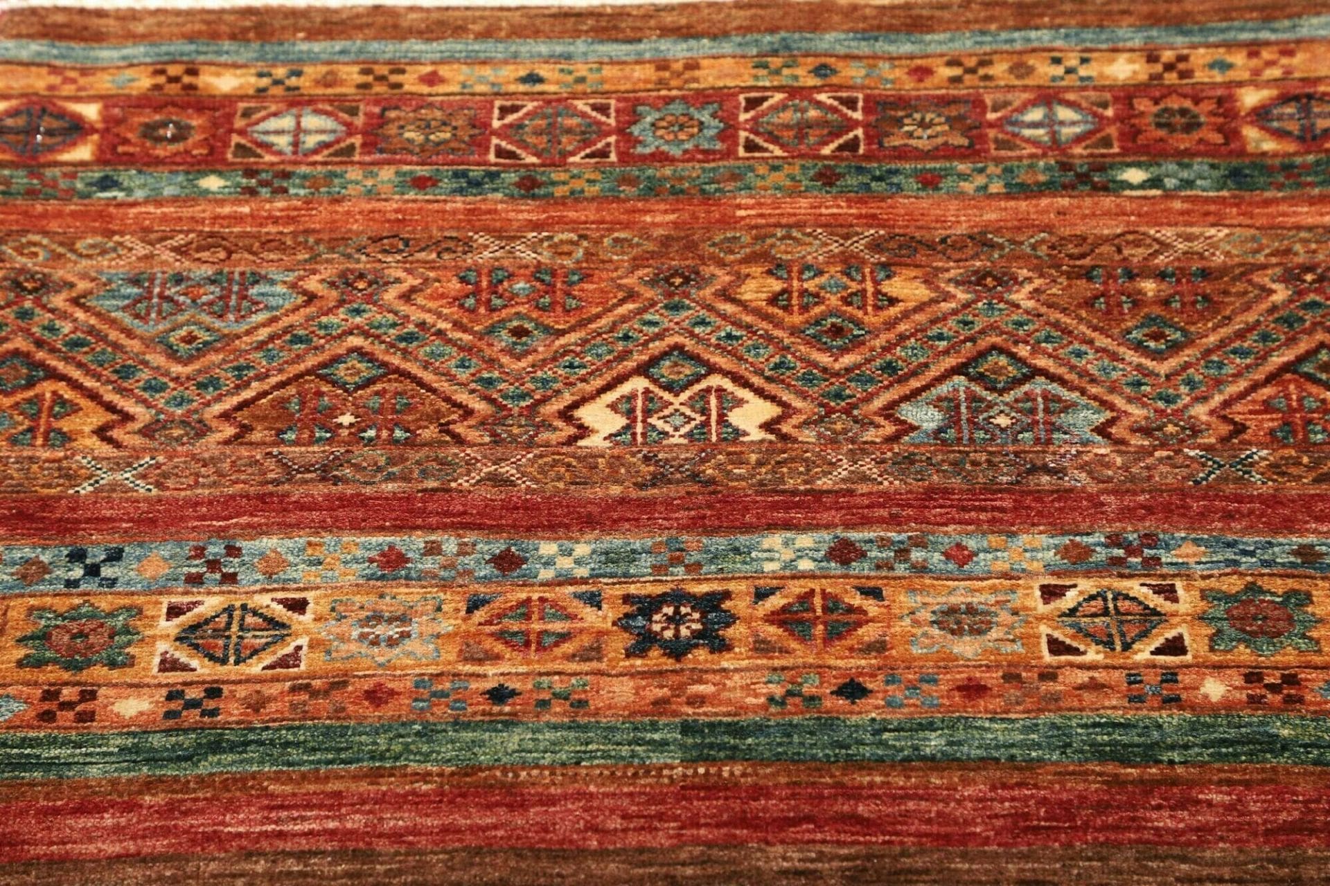 Handgeknüpfter Samarkand Orientteppich 85 × 242 cm