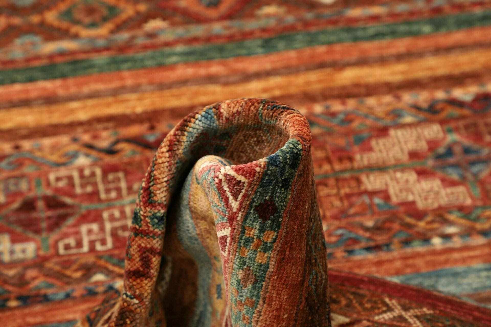 Handgeknüpfter Samarkand Orientteppich 85 × 242 cm