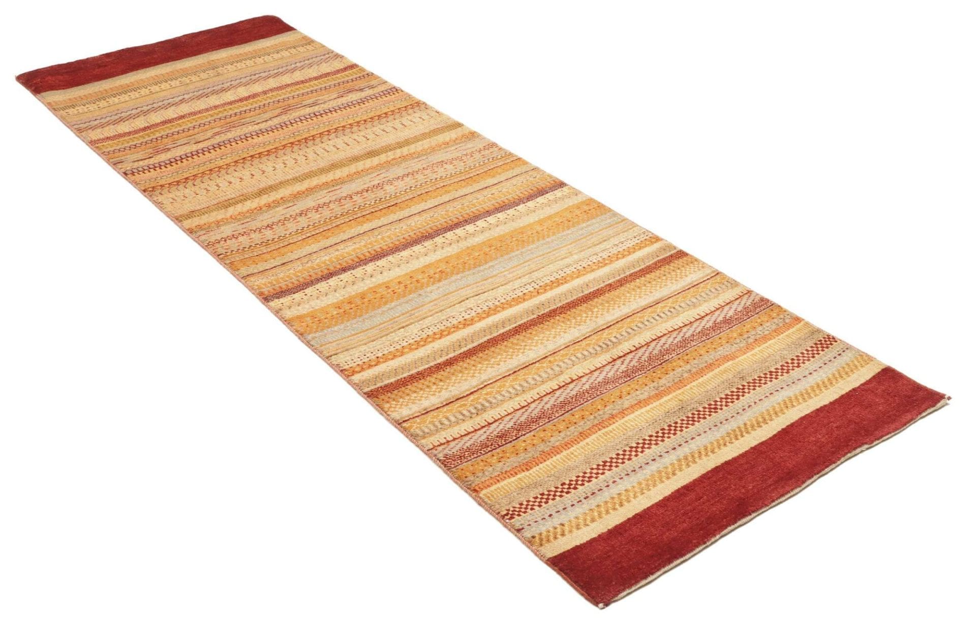Loribaft Orientteppich 82 × 249 cm aus Wolle, handgeknüpft