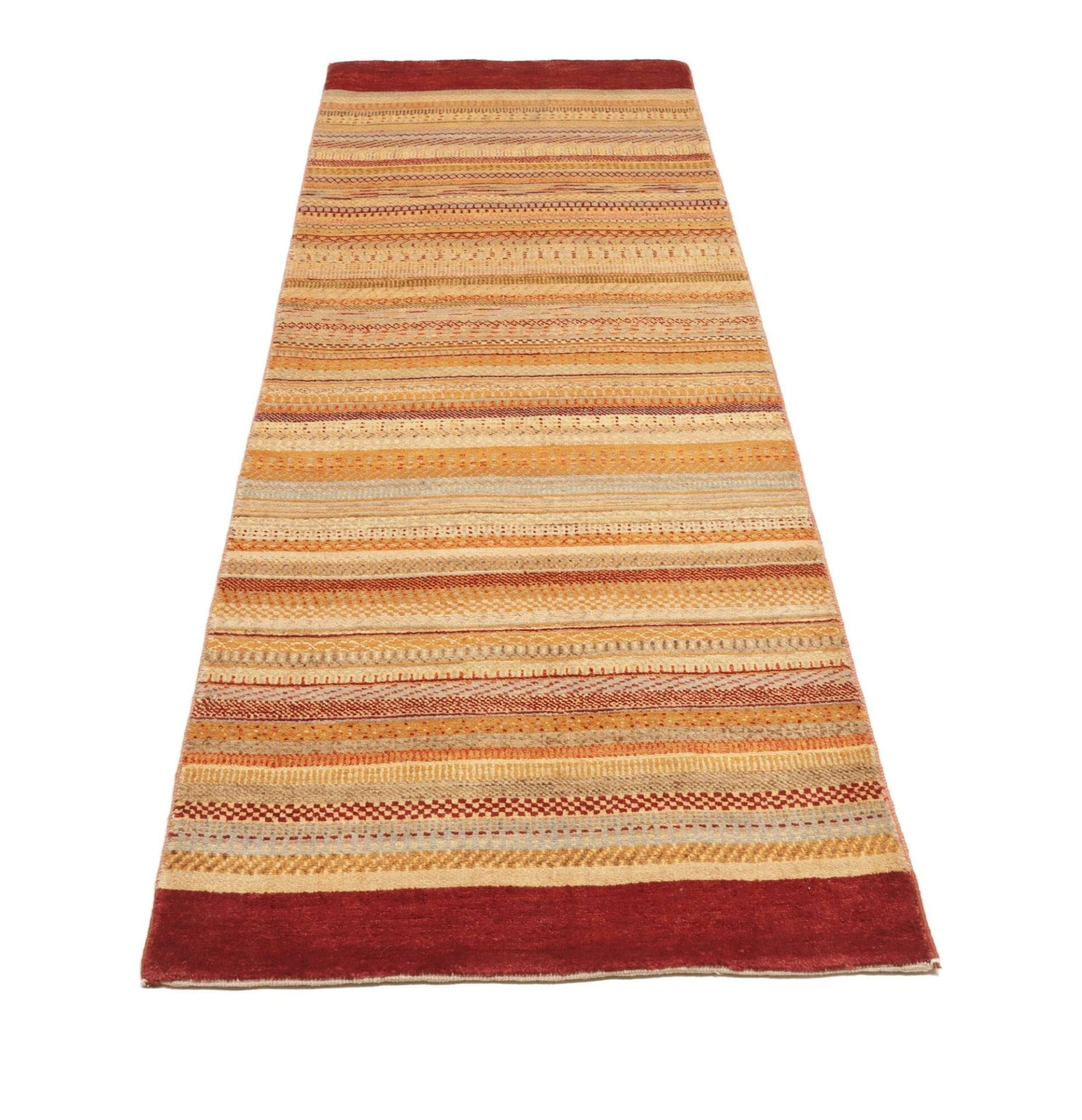 Loribaft Orientteppich 82 × 249 cm aus Wolle, handgeknüpft