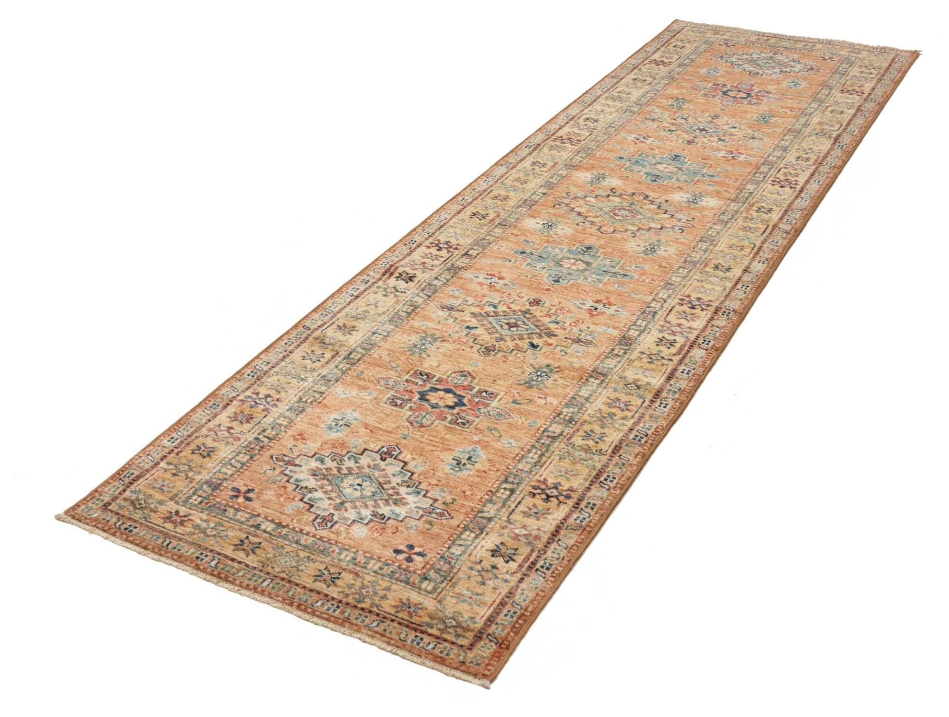 Handgeknüpfter Kazak Orientteppich, 85 × 282 cm, Wolle