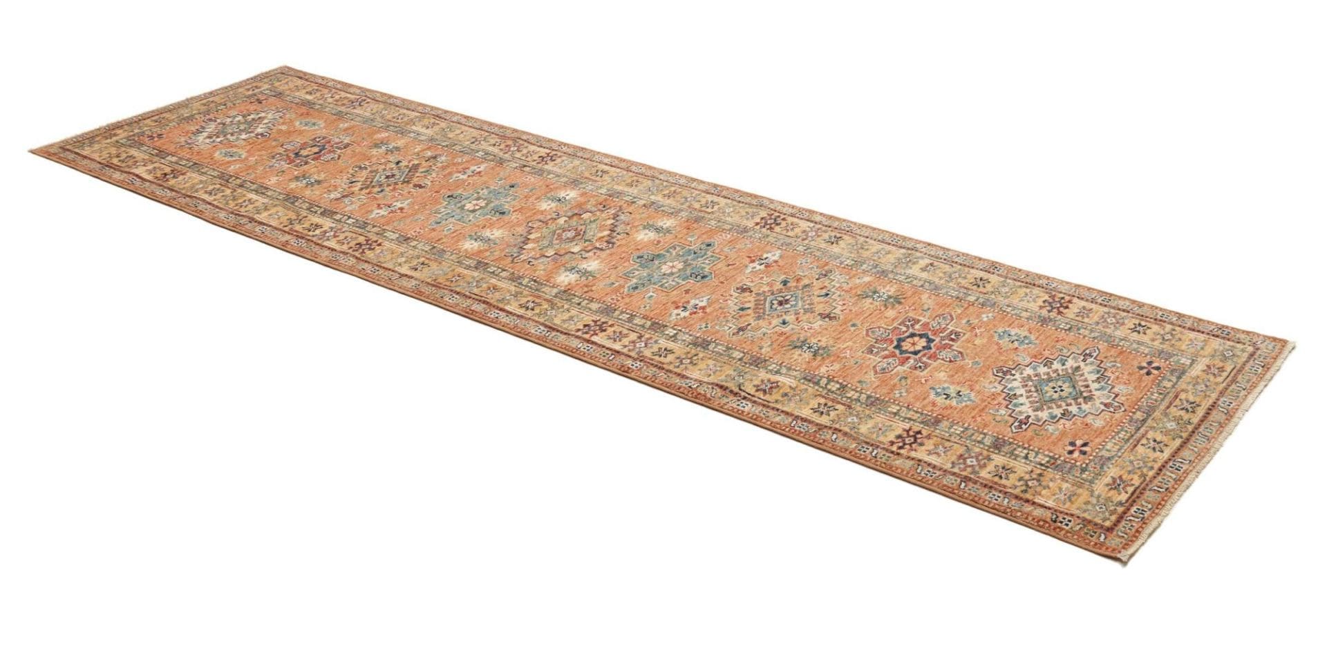 Handgeknüpfter Kazak Orientteppich, 85 × 282 cm, Wolle