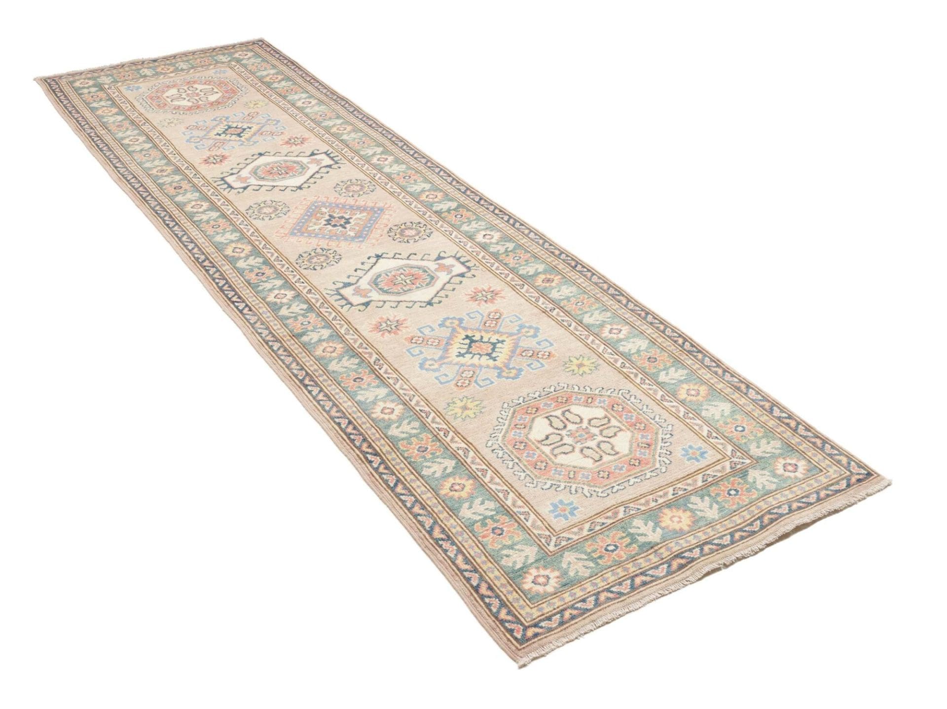 Kazak Orientteppich aus Pakistan, 85 × 295 cm
