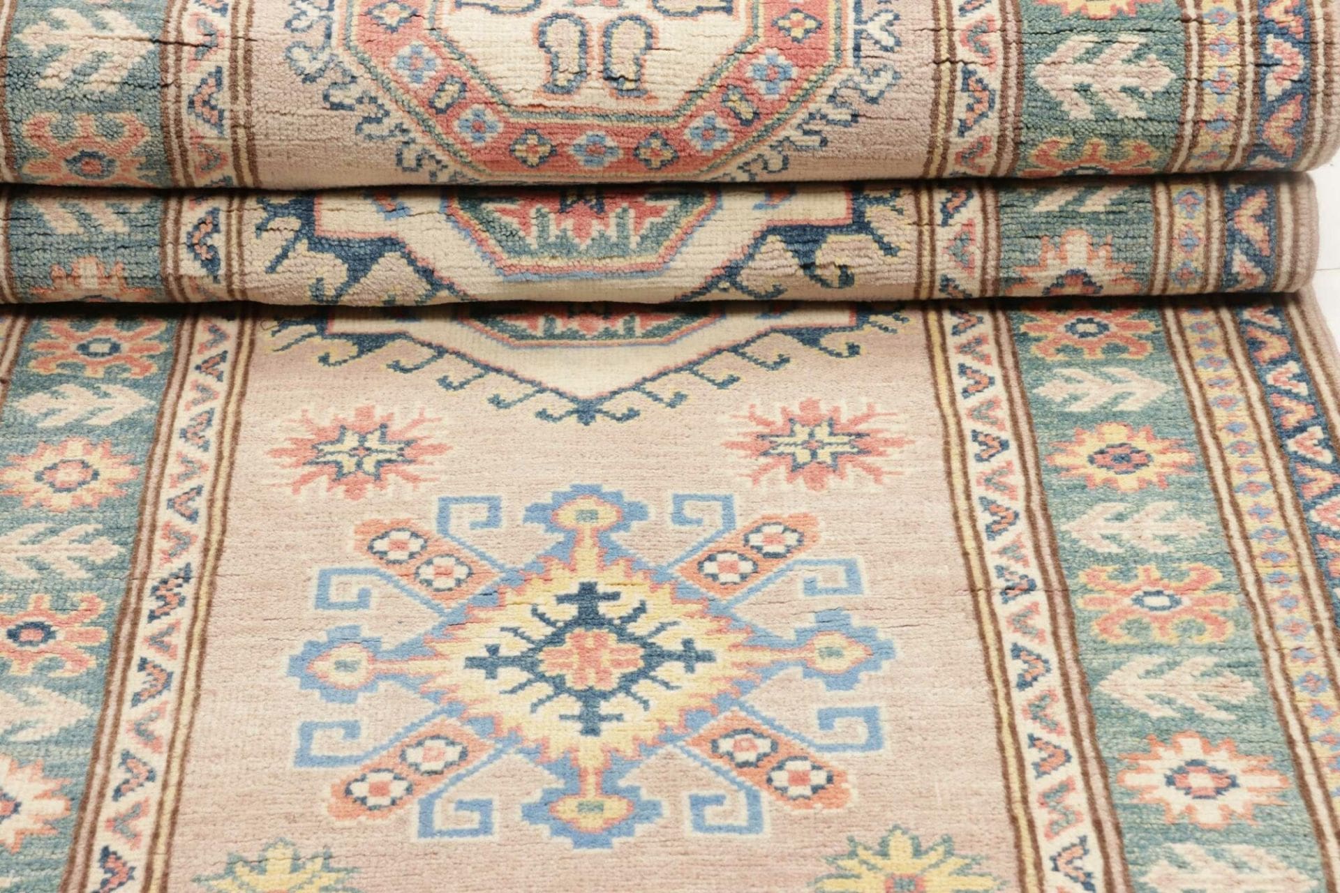 Kazak Orientteppich aus Pakistan, 85 × 295 cm
