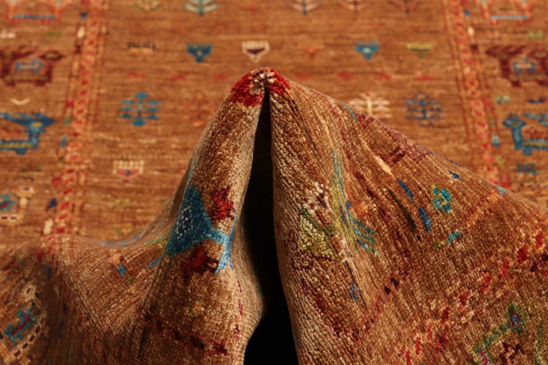 Handgeknüpfter Samarkand Orientteppich, 84 × 289 cm, Wolle