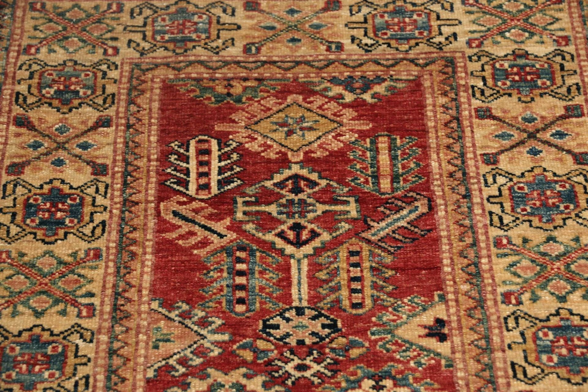 Kazak Orientteppich 79 × 232 cm aus Wolle, handgeknüpft