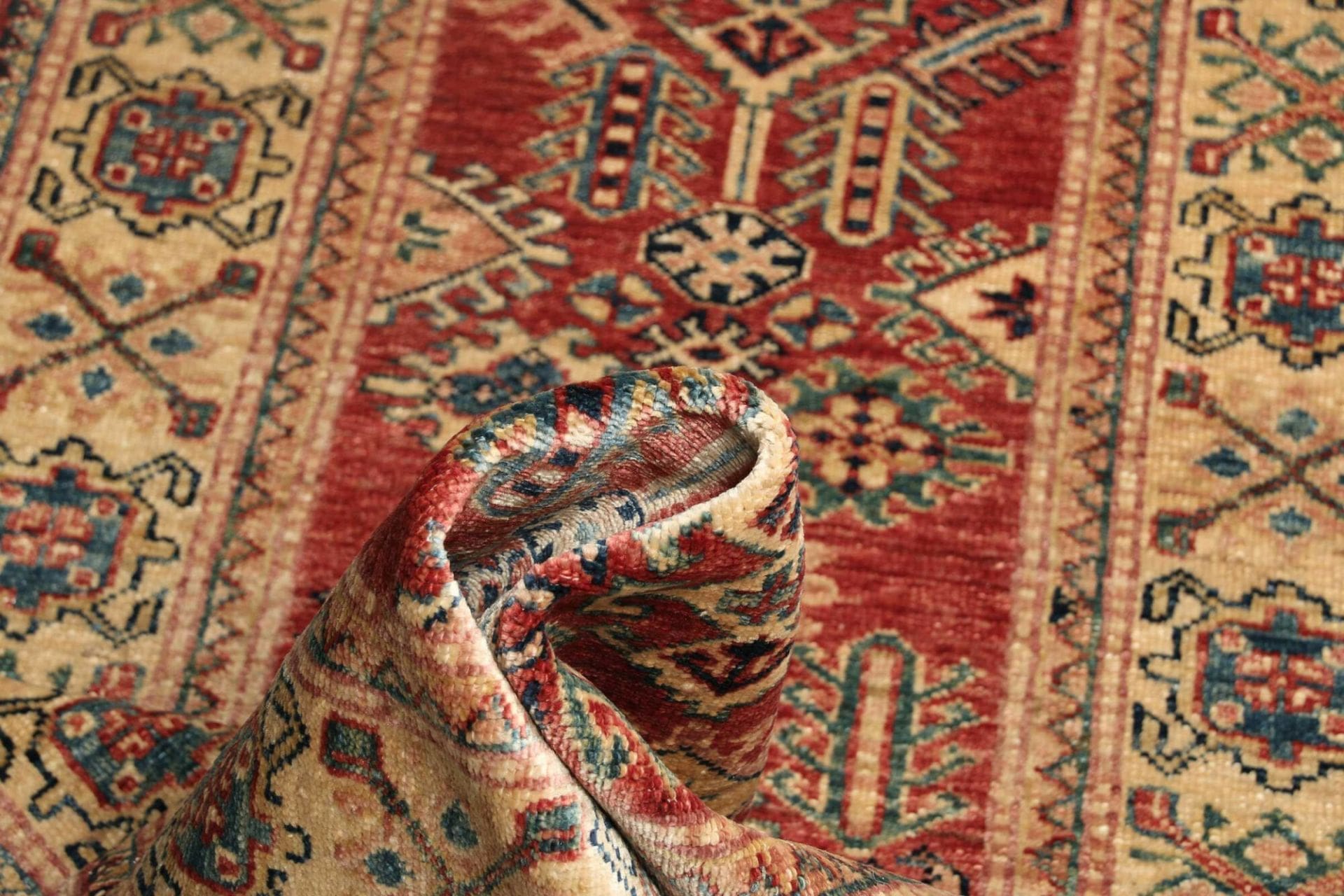Kazak Orientteppich 79 × 232 cm aus Wolle, handgeknüpft